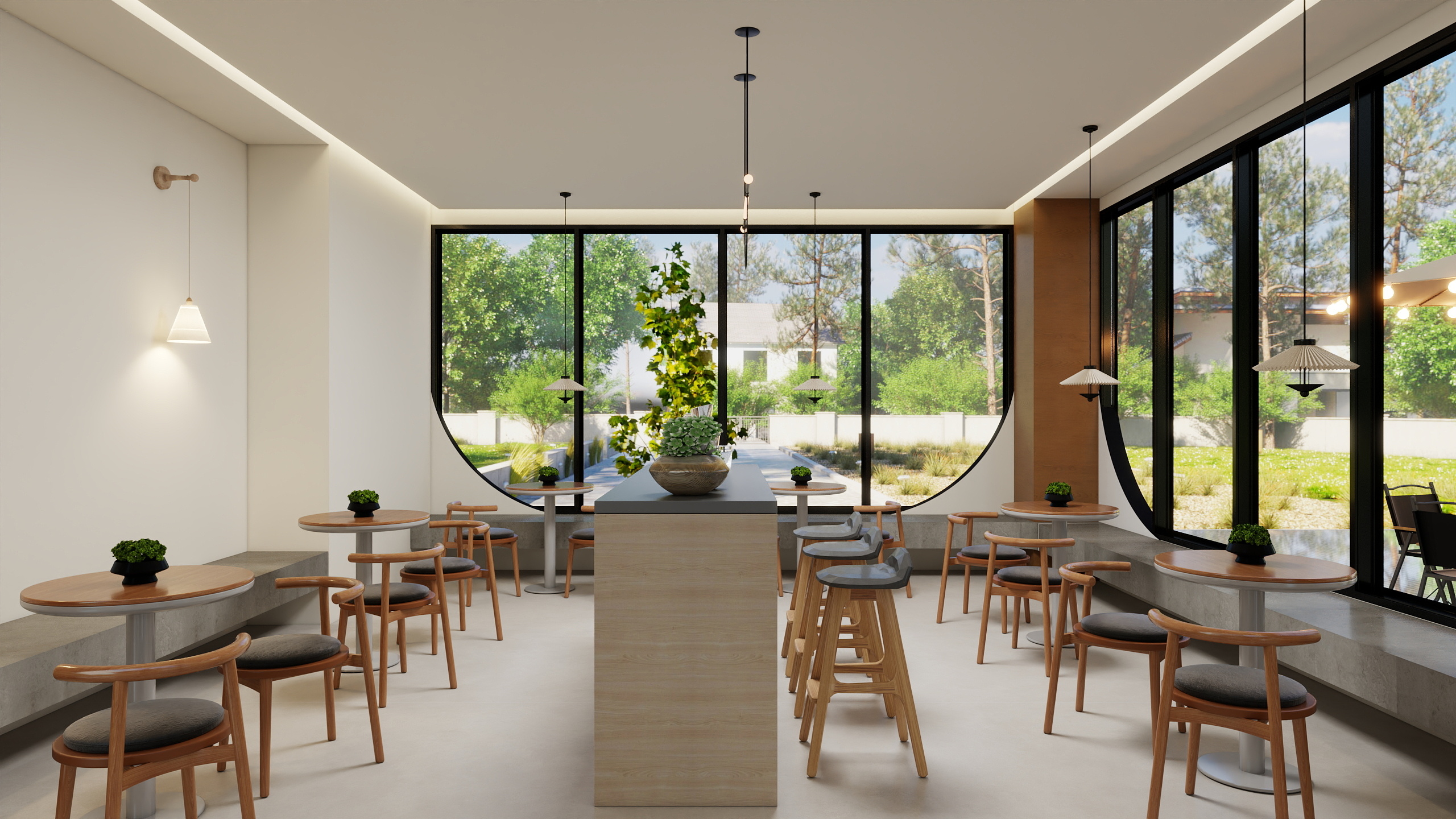 不在z-咖啡店-装修设计方案