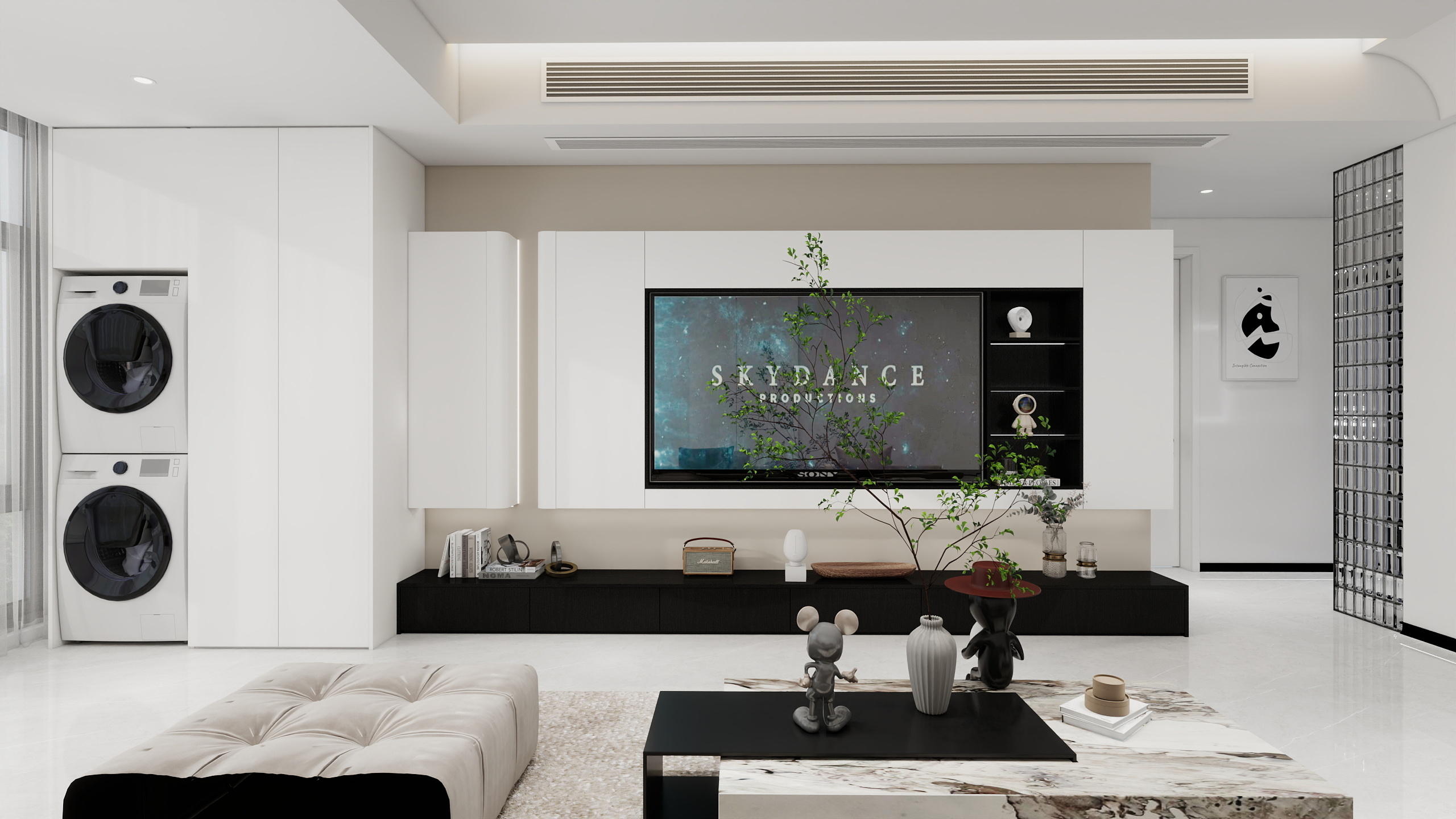 飞梵全案定制馆-YB兵哥-鹭湖宫110㎡2室-装修设计方案