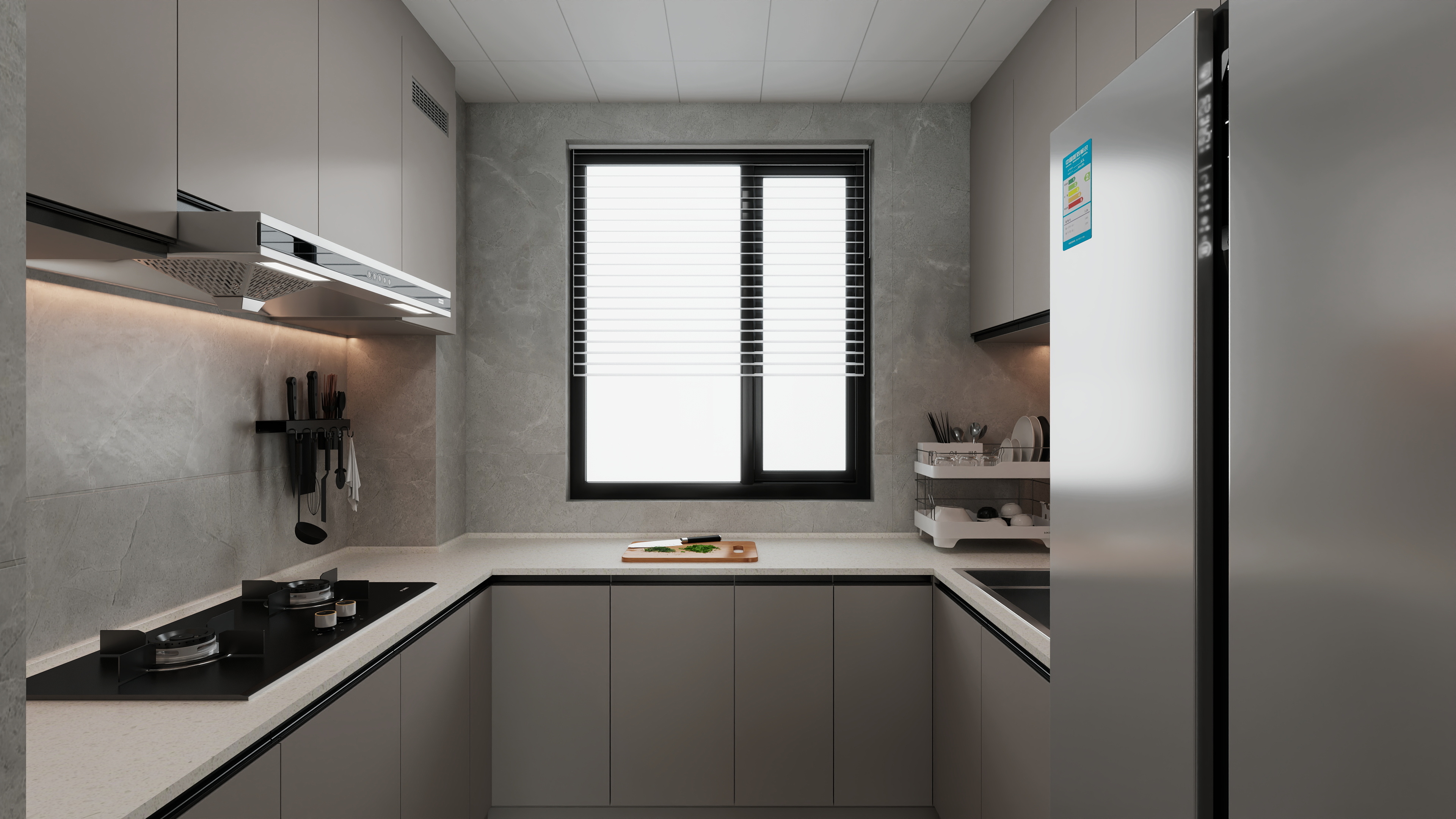 邓凯设计-119㎡3室装修效果图