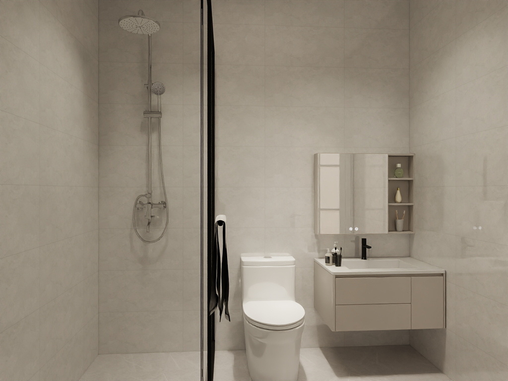 皓丽家装饰-星茂悦办公室613酷家乐用-装修设计方案