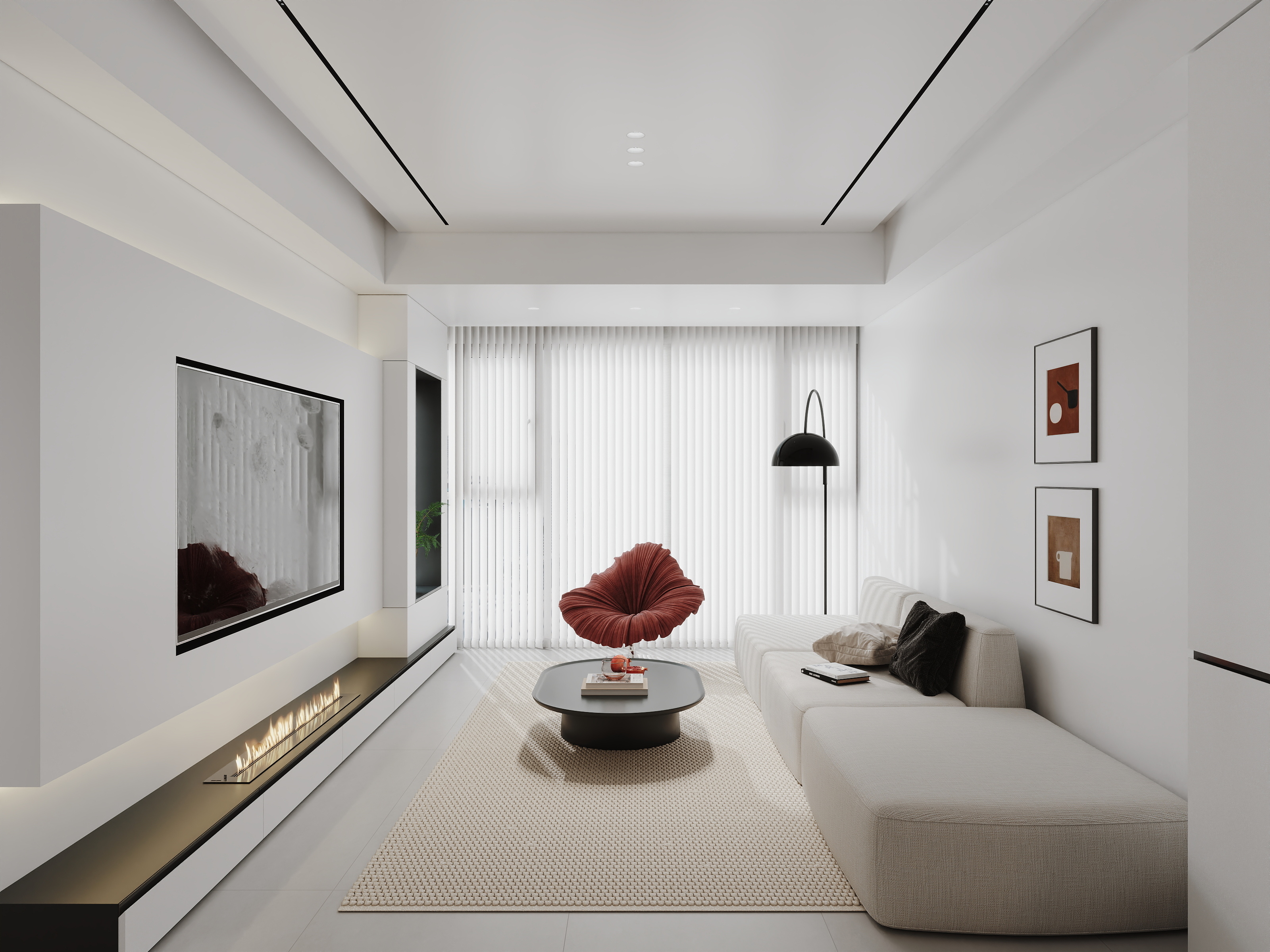 四川玖圣空间-81㎡2室-装修设计方案