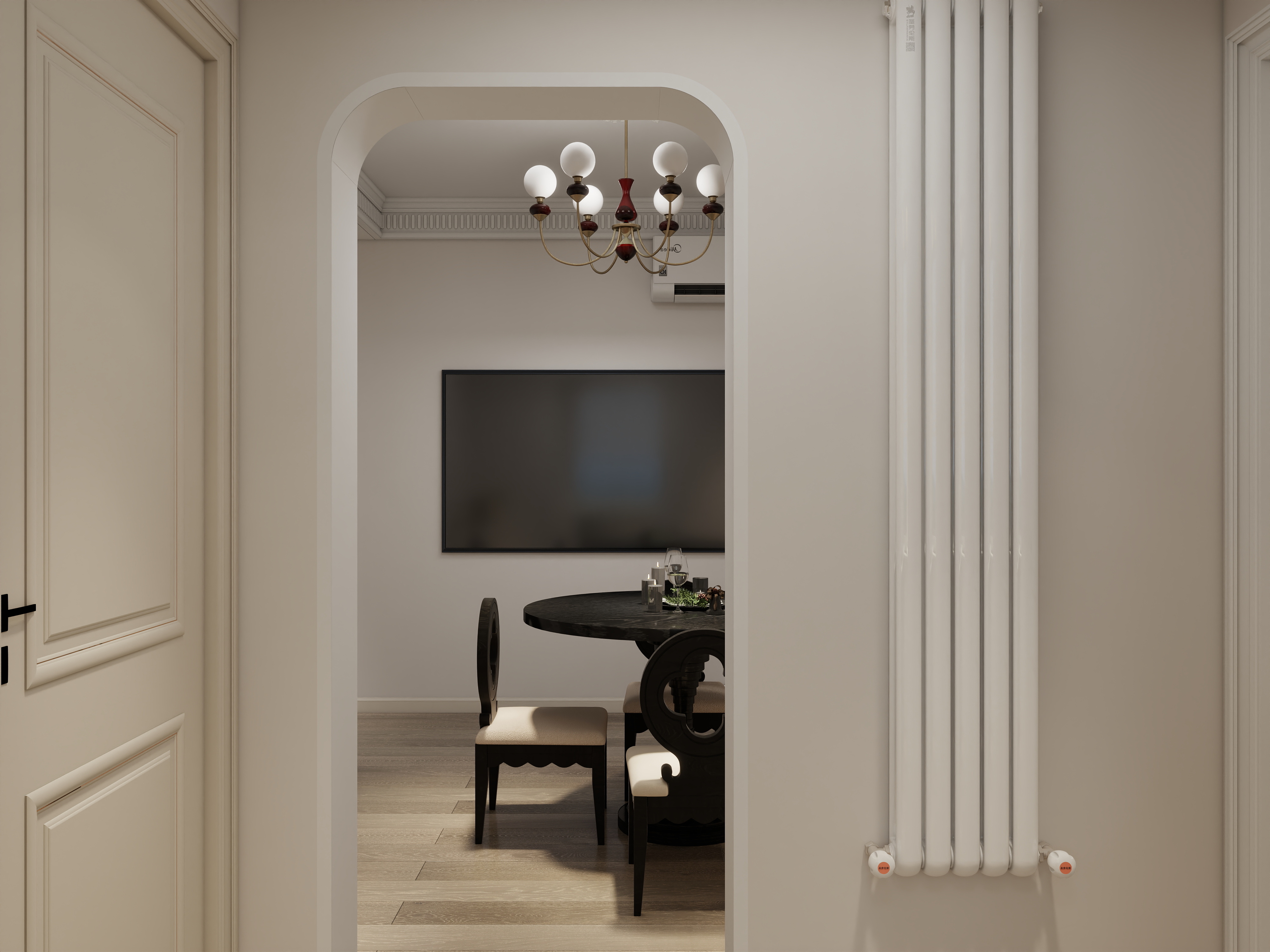 天天~住宅设计师-北京小三居80平米轻法式风装修效果图