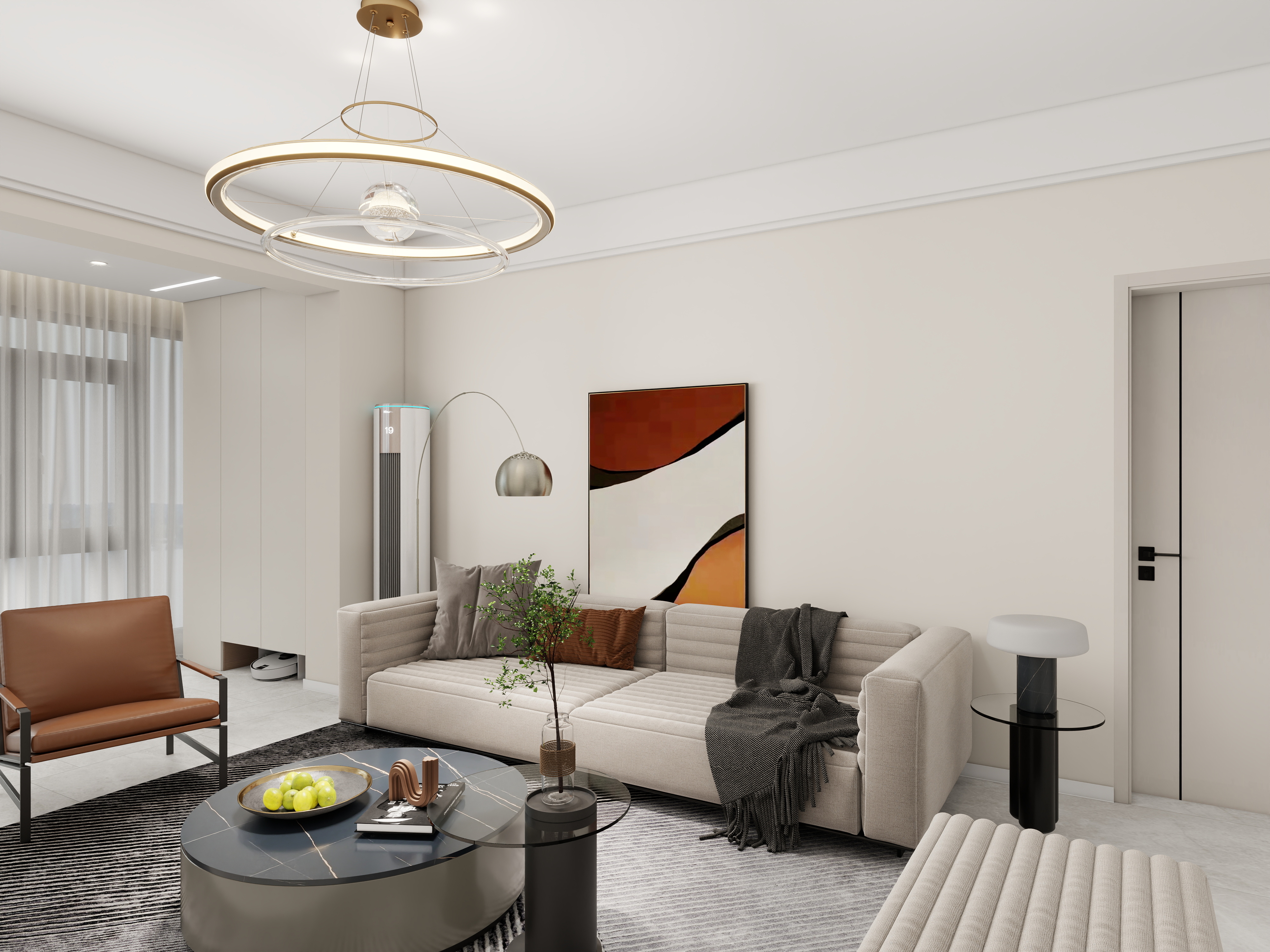 A室内设计丶袁亮-洛悦府-现代三室-装修设计方案