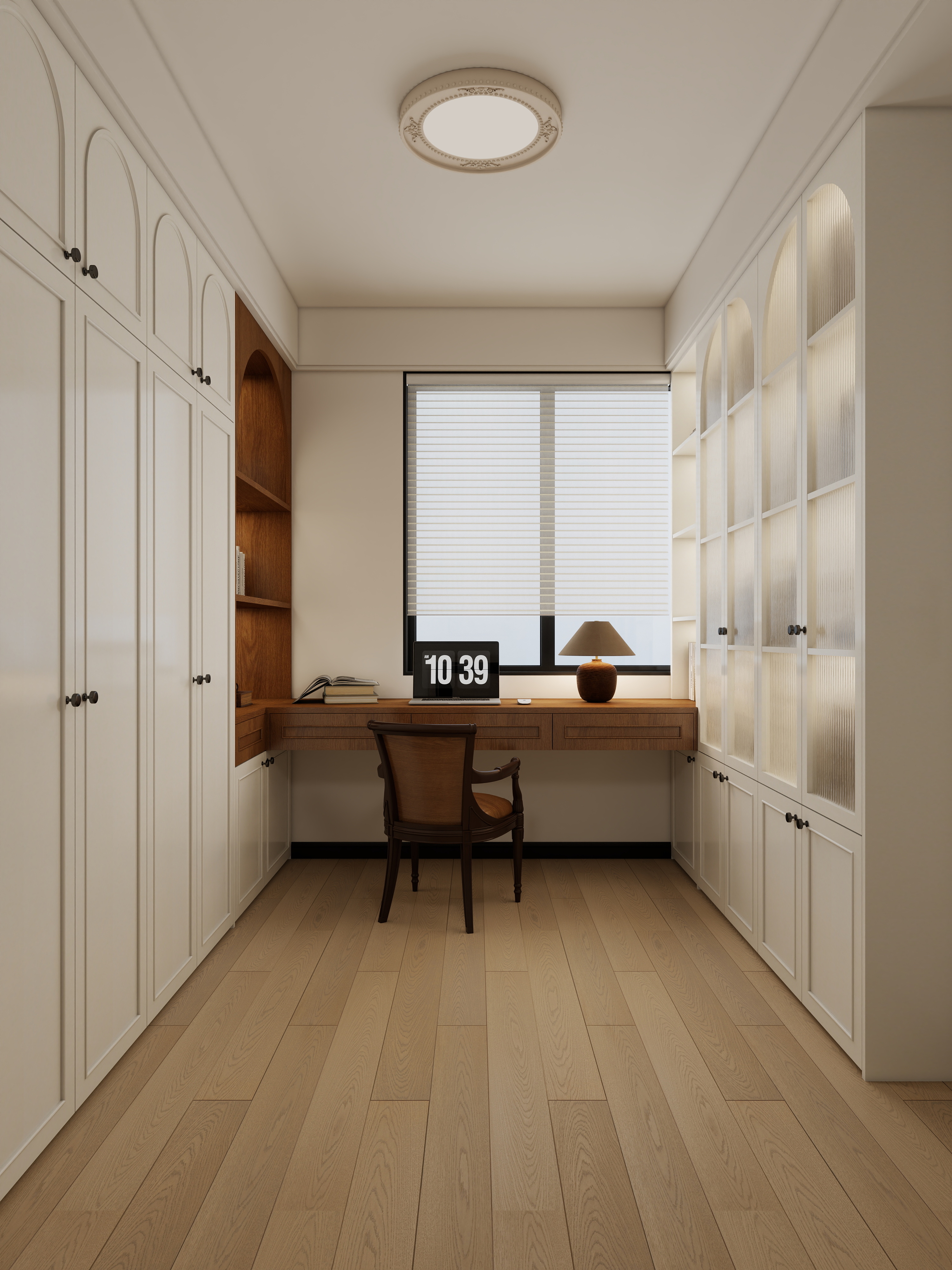 孙有权-『盈盈秋水』135平丨法式中古三居装修效果图