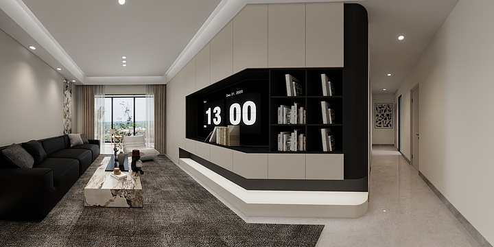 向南在画图-10.16现代-装修设计方案