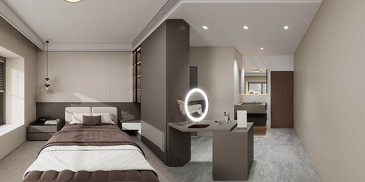 设计丶墨阳-望江府143平面布局调整版发送文件-装修设计方案