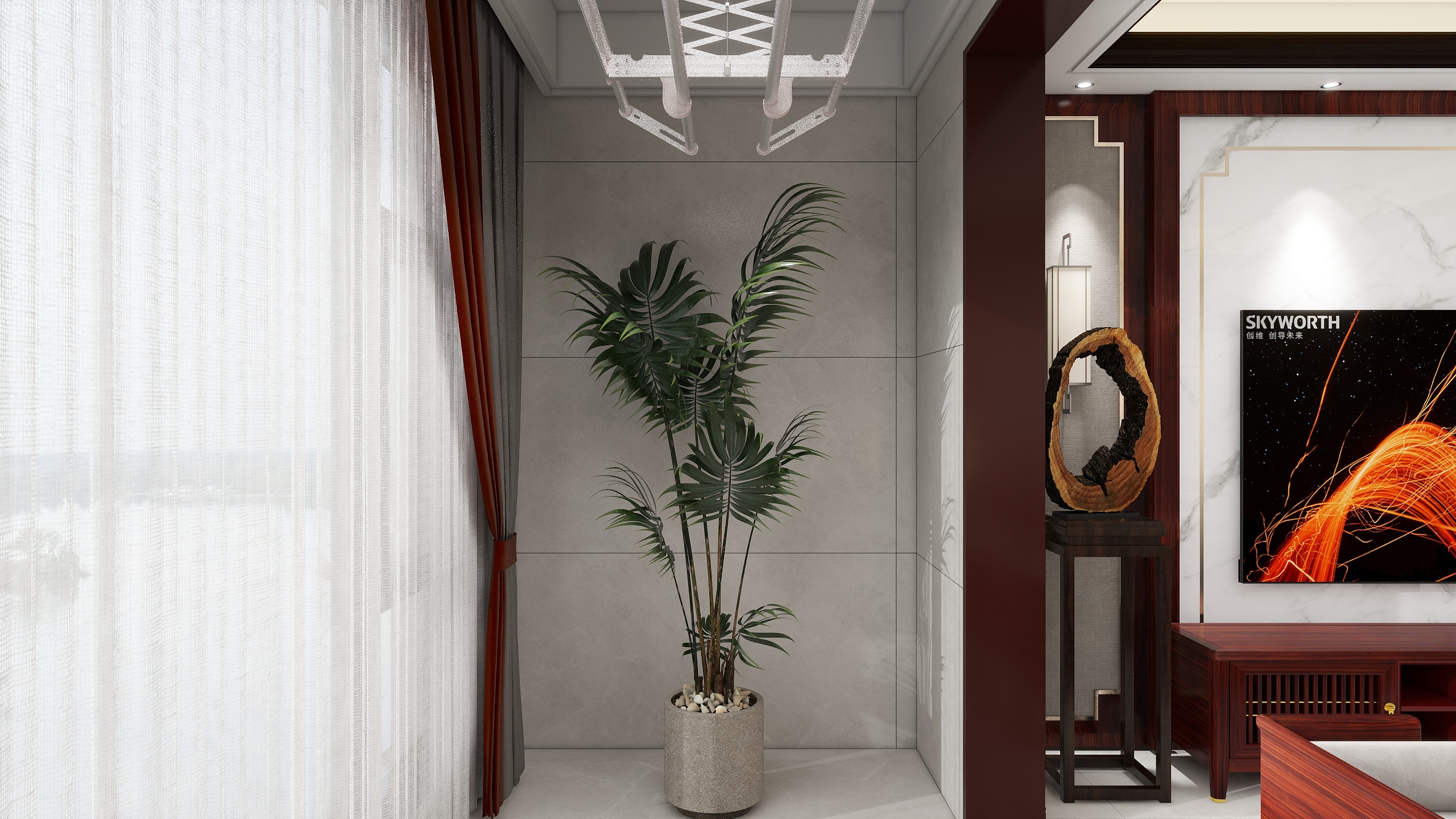 设计师玉京子-新中装修效果图