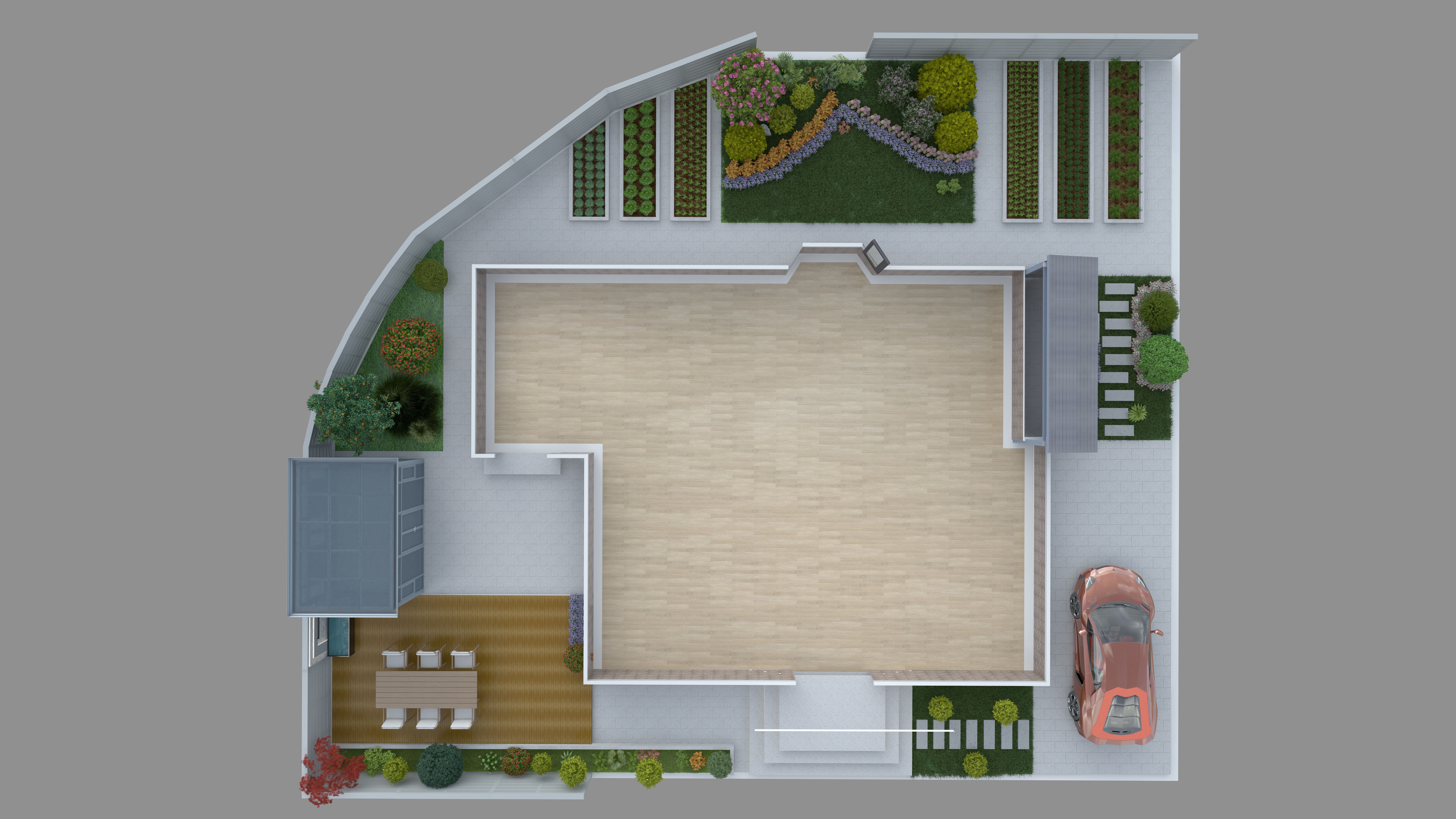 王俊青ON-宝龙别墅花园-装修设计方案