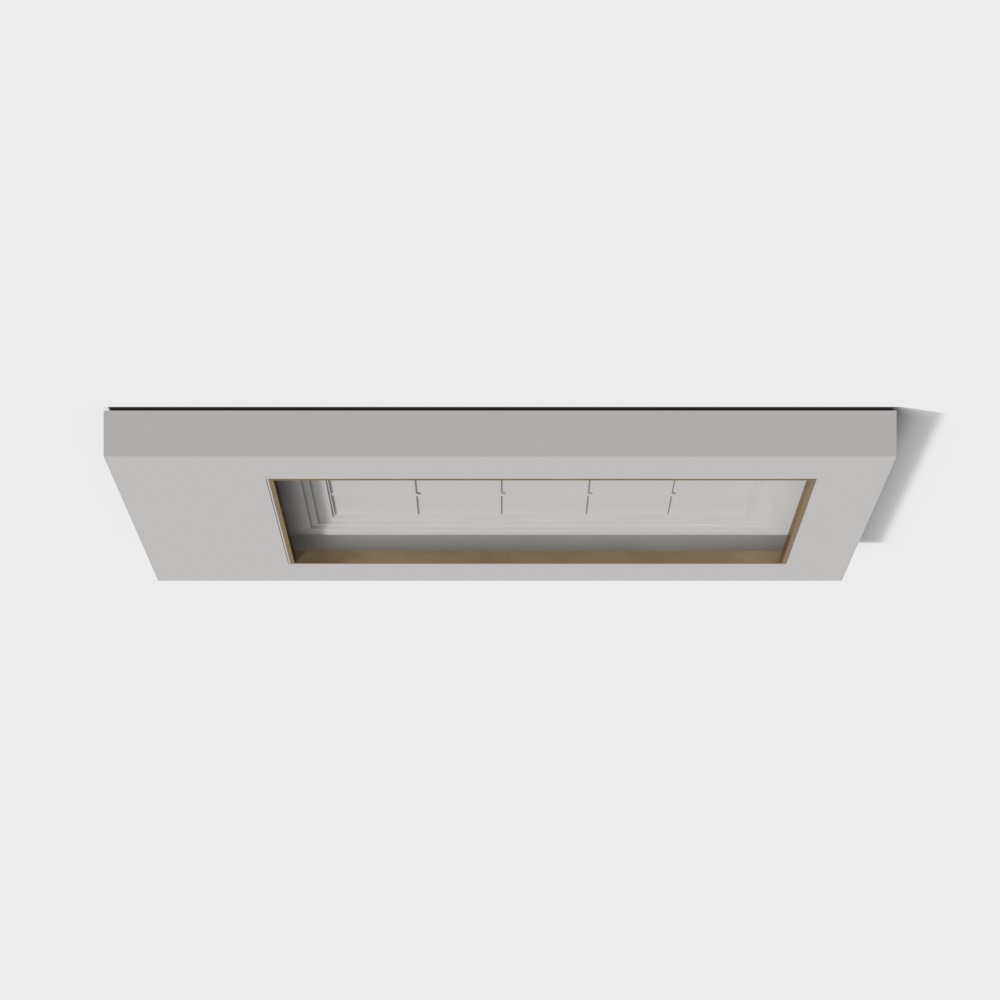 新中式卧室吊顶3D模型