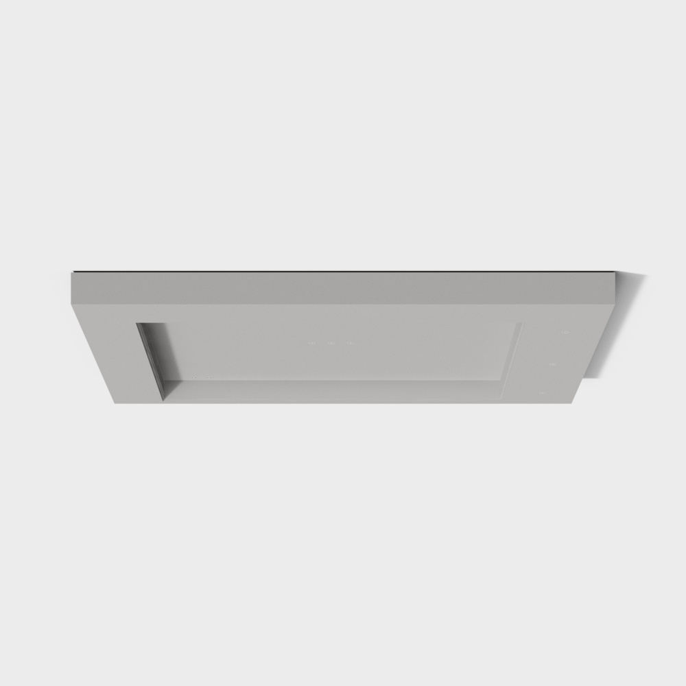 现代简约卧室吊顶3D模型