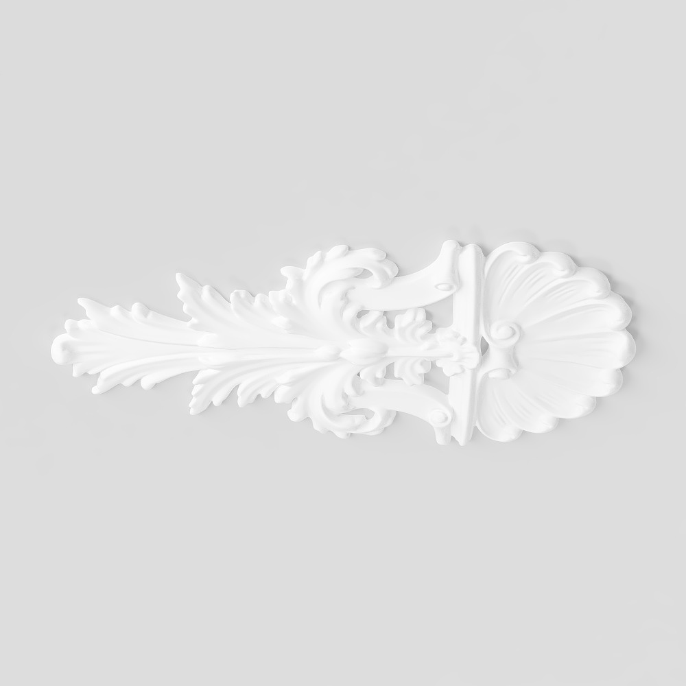 欧式吊顶角花3D模型