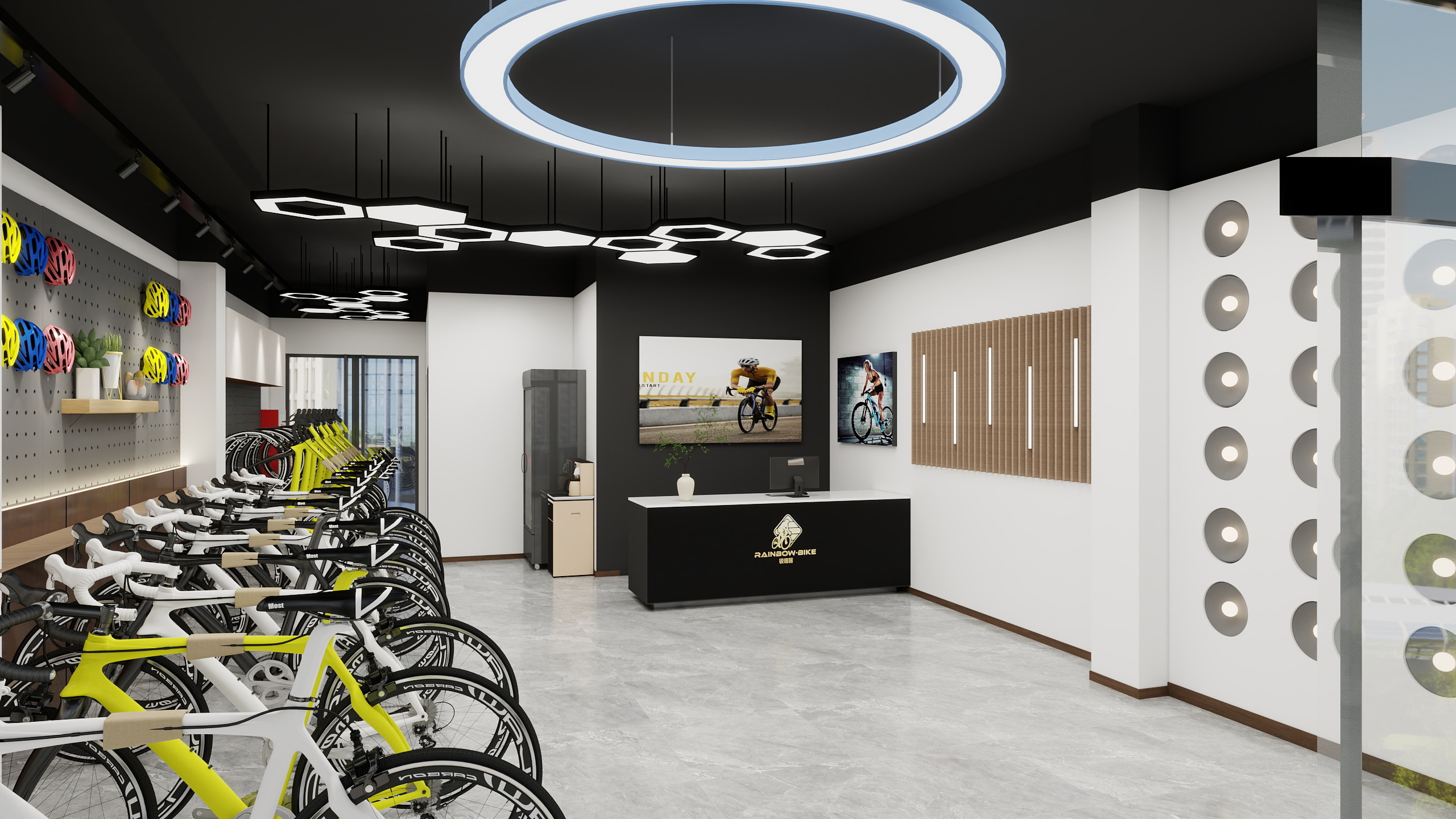 鲸落o-山地车俱乐部-装修设计方案