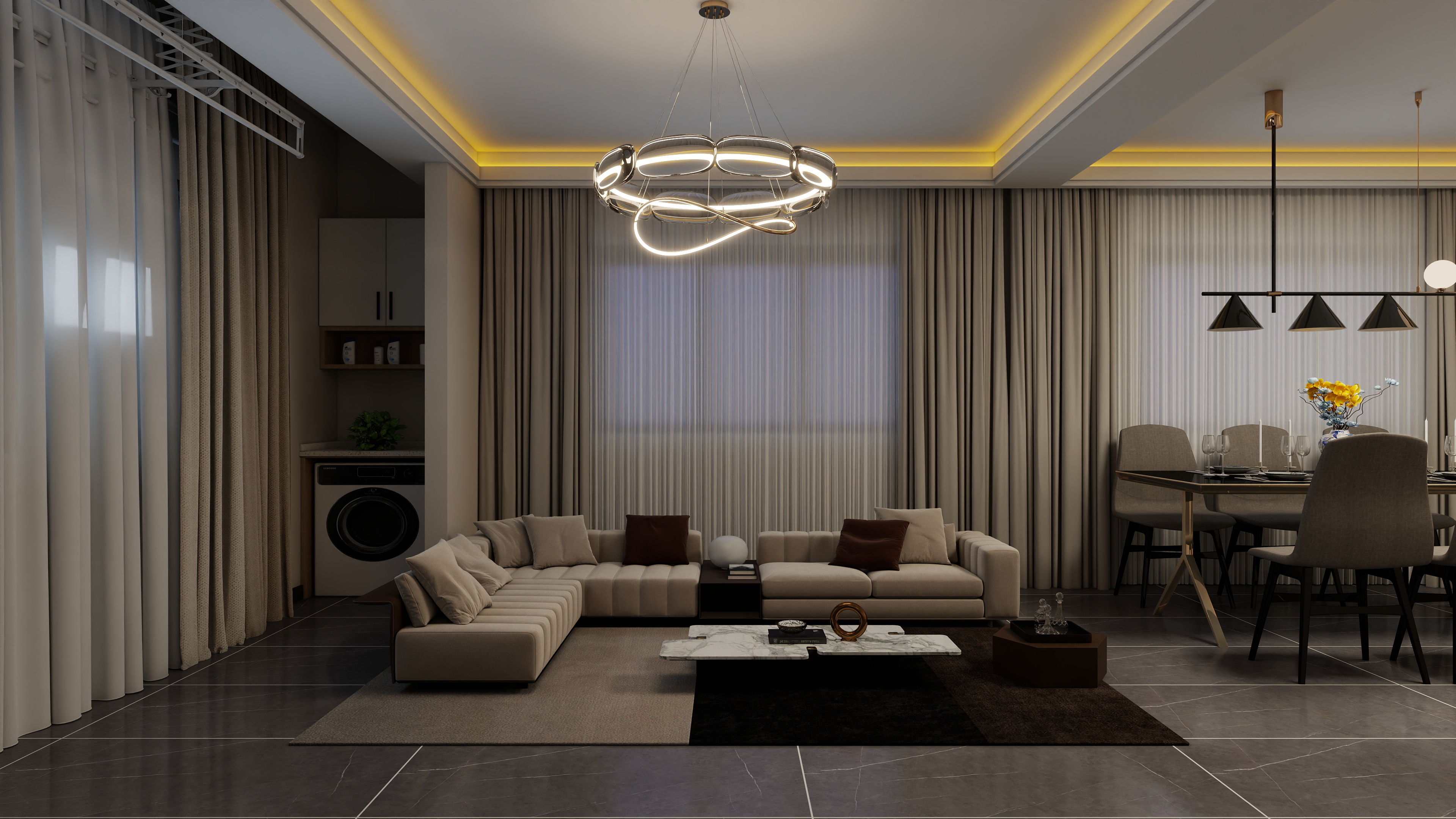 迪达野-138㎡3室-装修设计方案