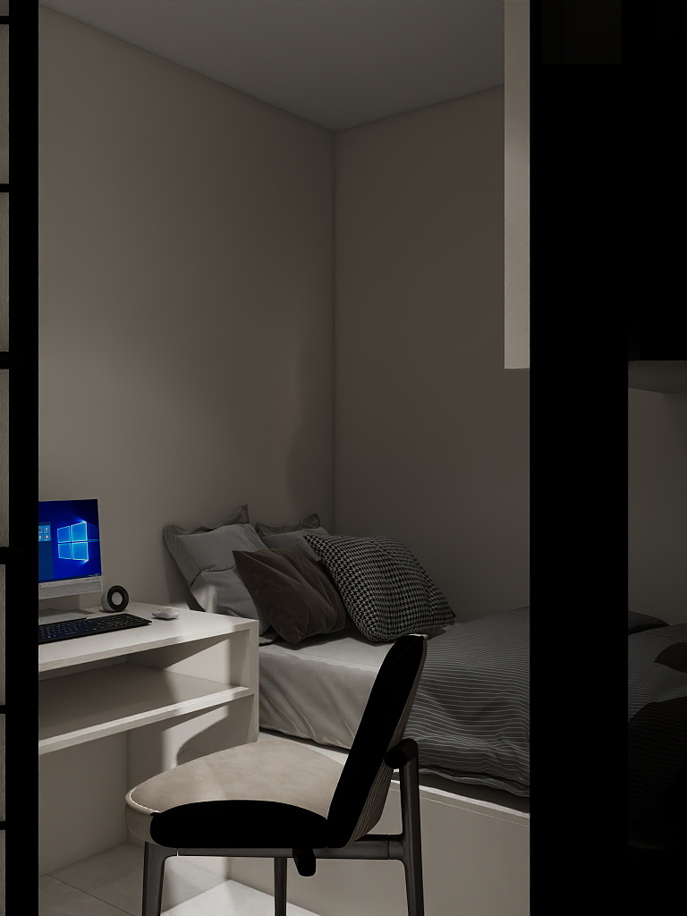 风继续吹--2至3人单位二-装修设计方案