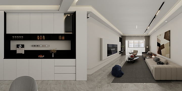 墨极全案空间设计-现代简约-装修设计方案