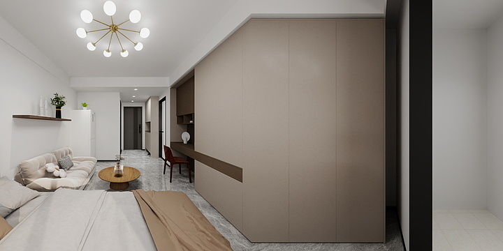 姜昊楠-开发区（50）户型-装修设计方案