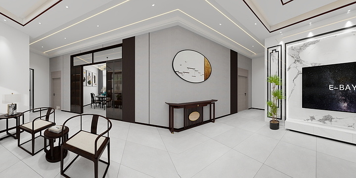 Haotaitai板材全屋定制-老城一层别墅-装修设计方案