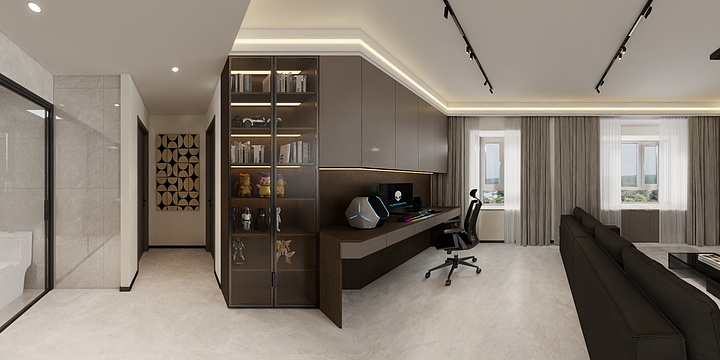 DilnChang-旭辉新城·学府尚品-浅色-装修设计方案