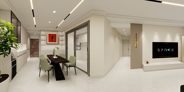 欧派板材全屋定制整装-金湖御景7栋16-120㎡4室-装修设计方案