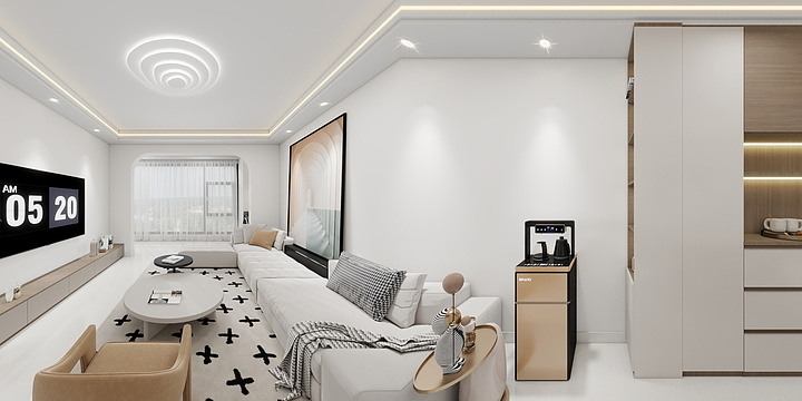 乔奕-幸福里18-2006-1.0现代奶油-副本-装修设计方案