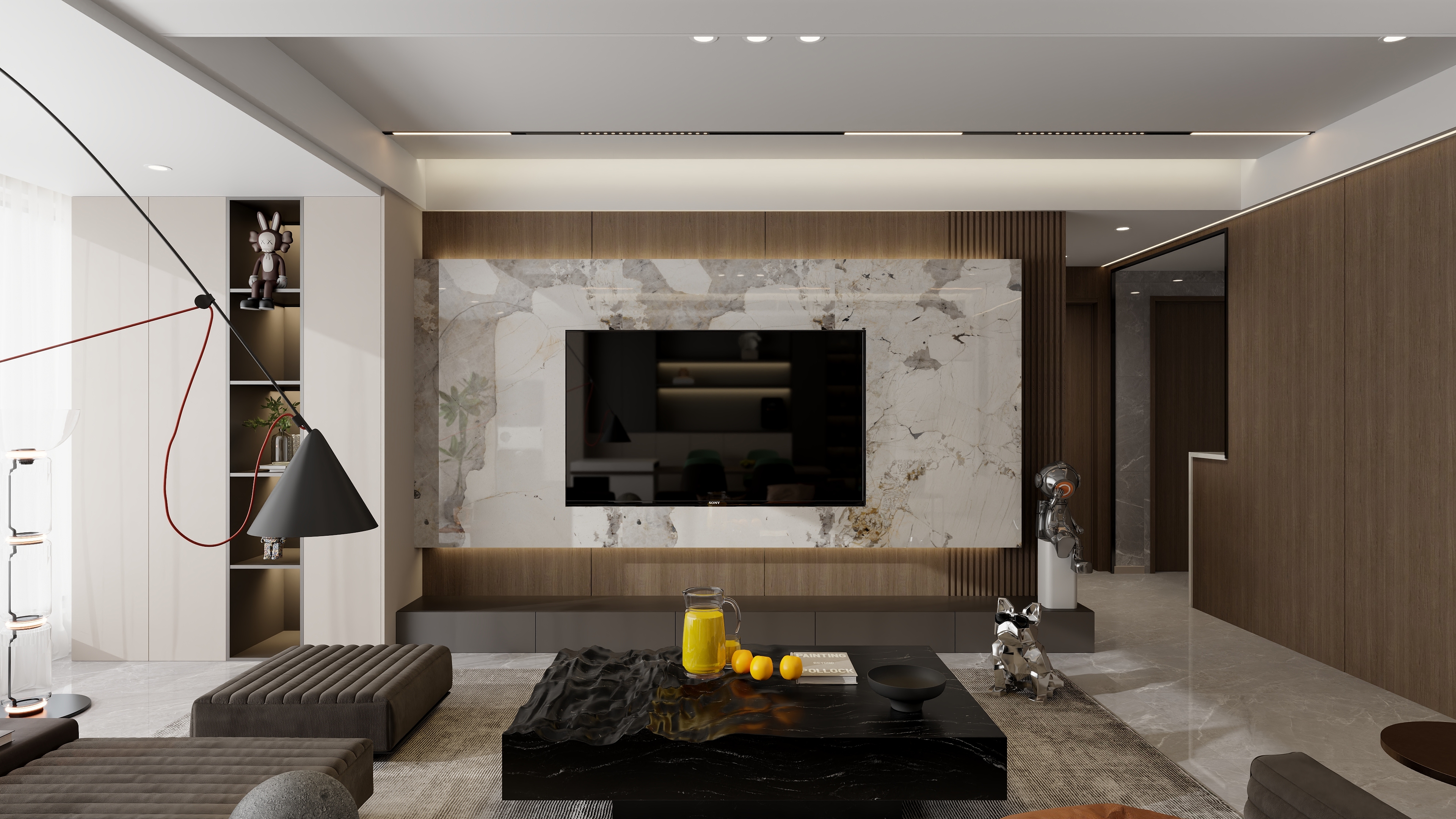 设计师余洋-《石韵》意式142㎡-装修设计方案