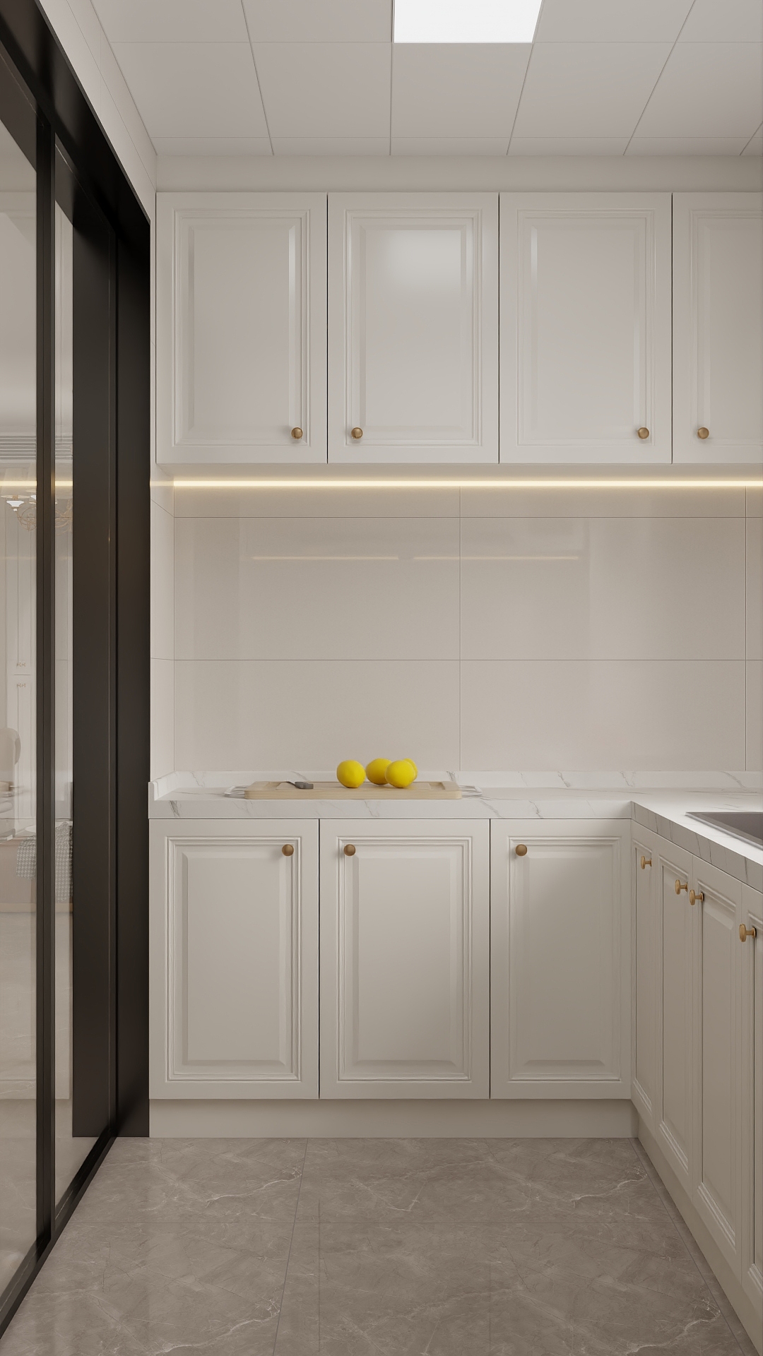 吴爽-101m²现代轻奢风格装修效果图