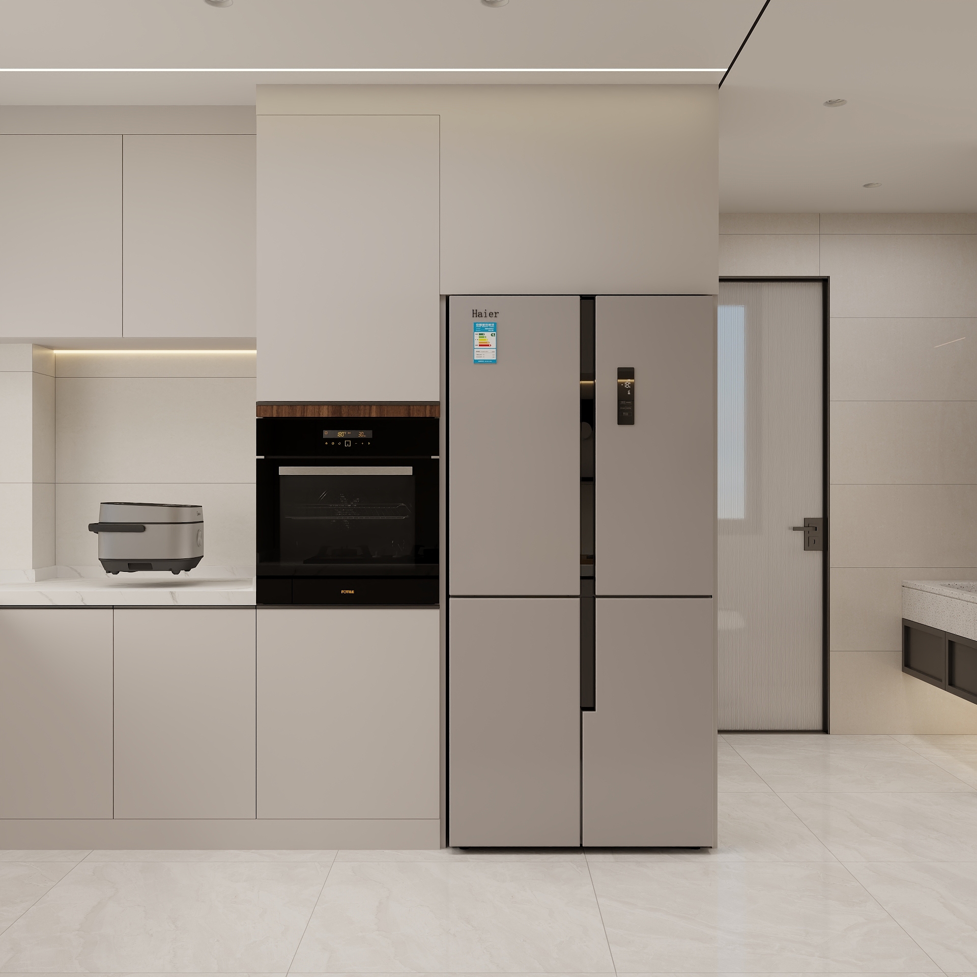 吴爽-103m²中古风格设计装修效果图