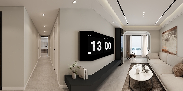 XLZS5-小兰装饰印象蓝湾9-1801室-装修设计方案