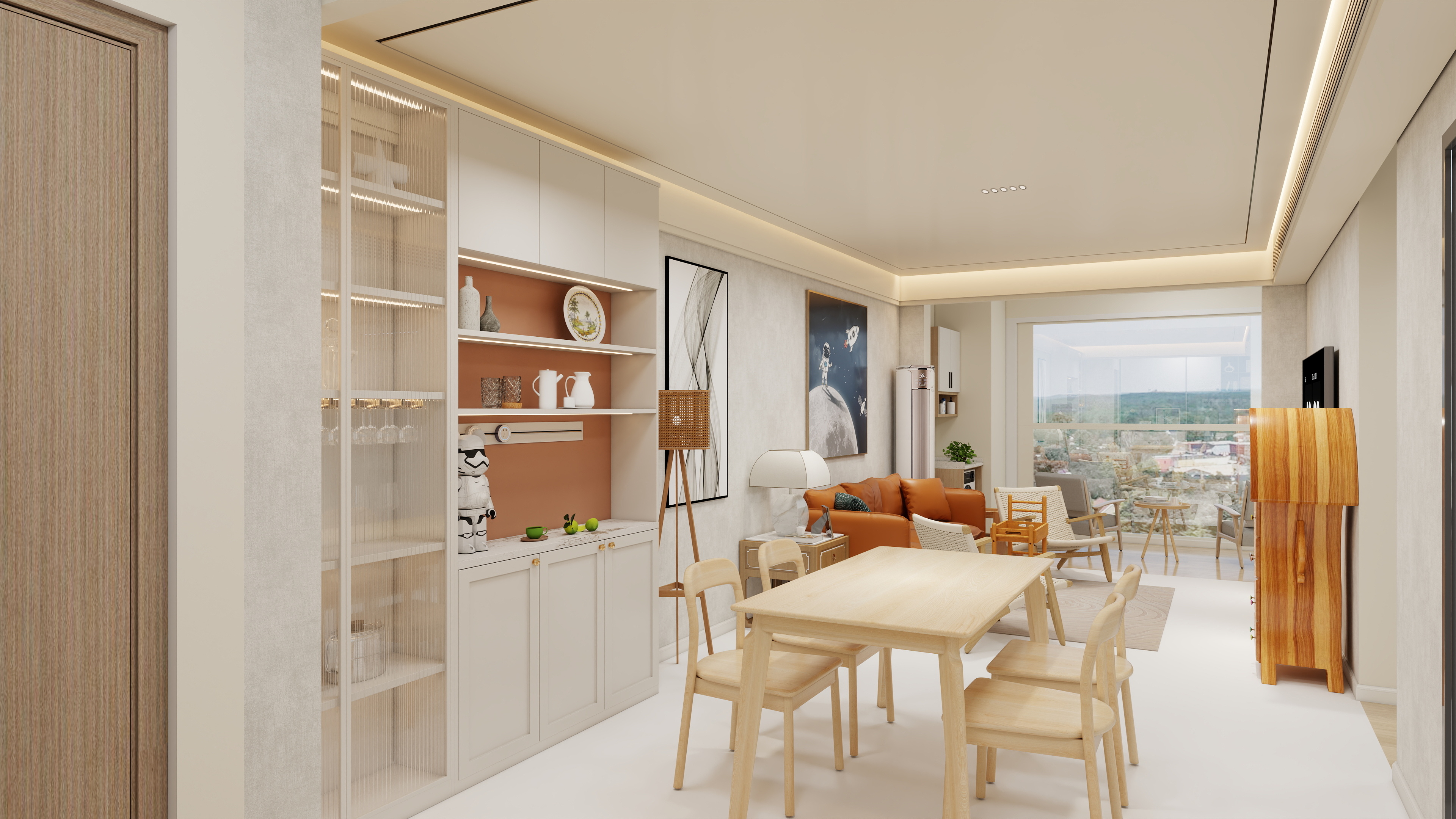 蓝工的小天地-河南水厂C户型平面详图_装修效果图