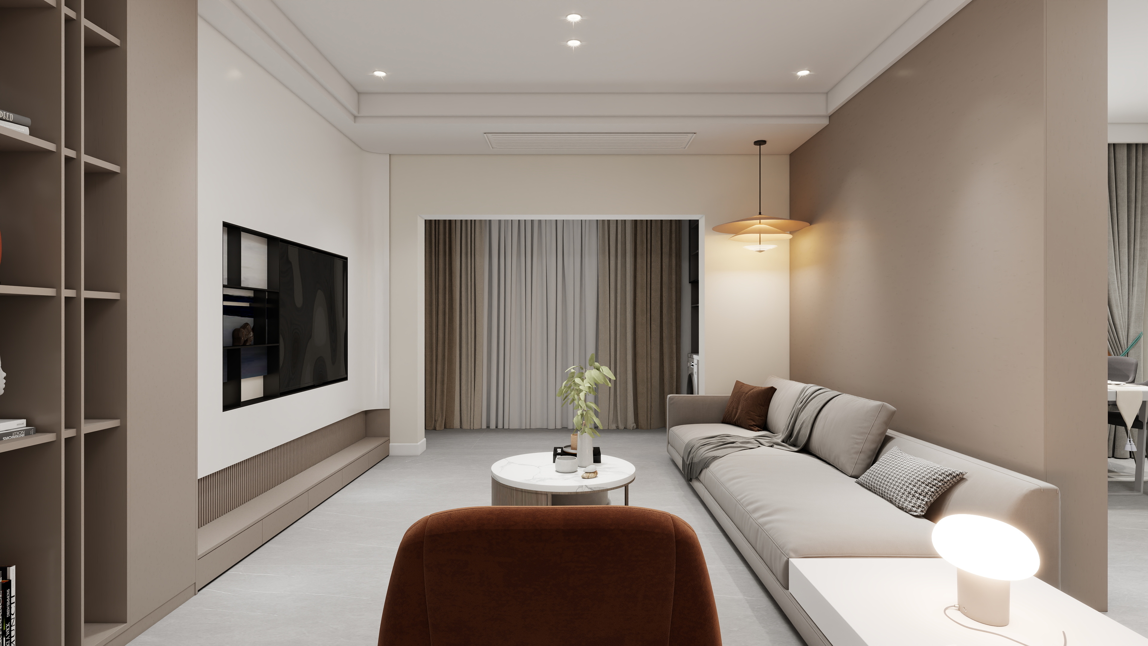 黑巧空间-五星村安置楼-装修设计方案