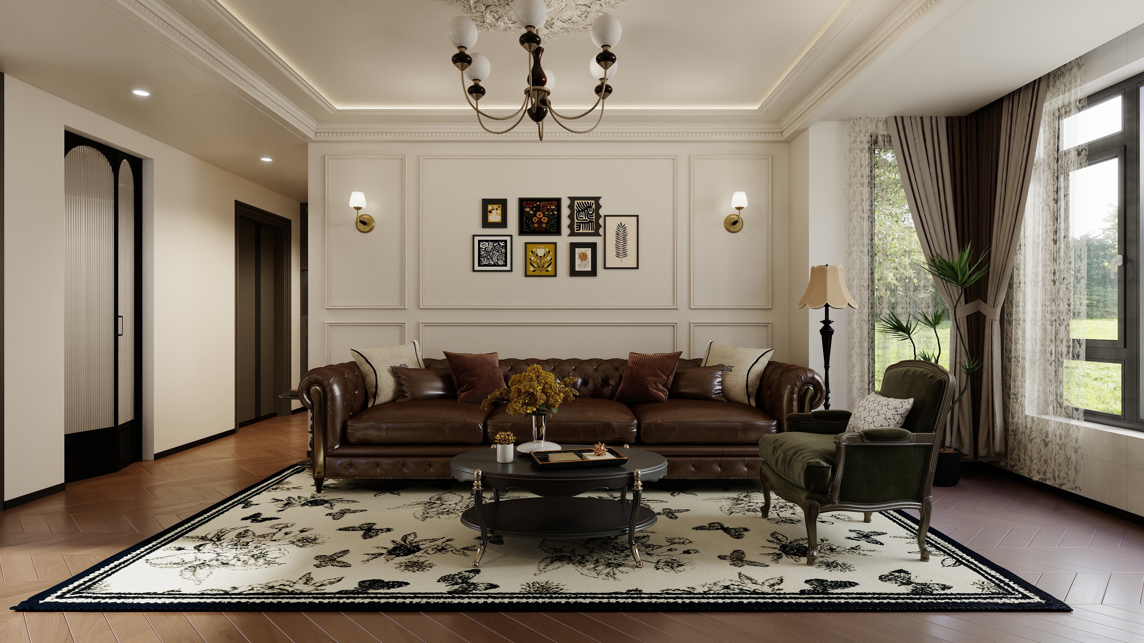 Chenny---文博苑105㎡3室装修效果图