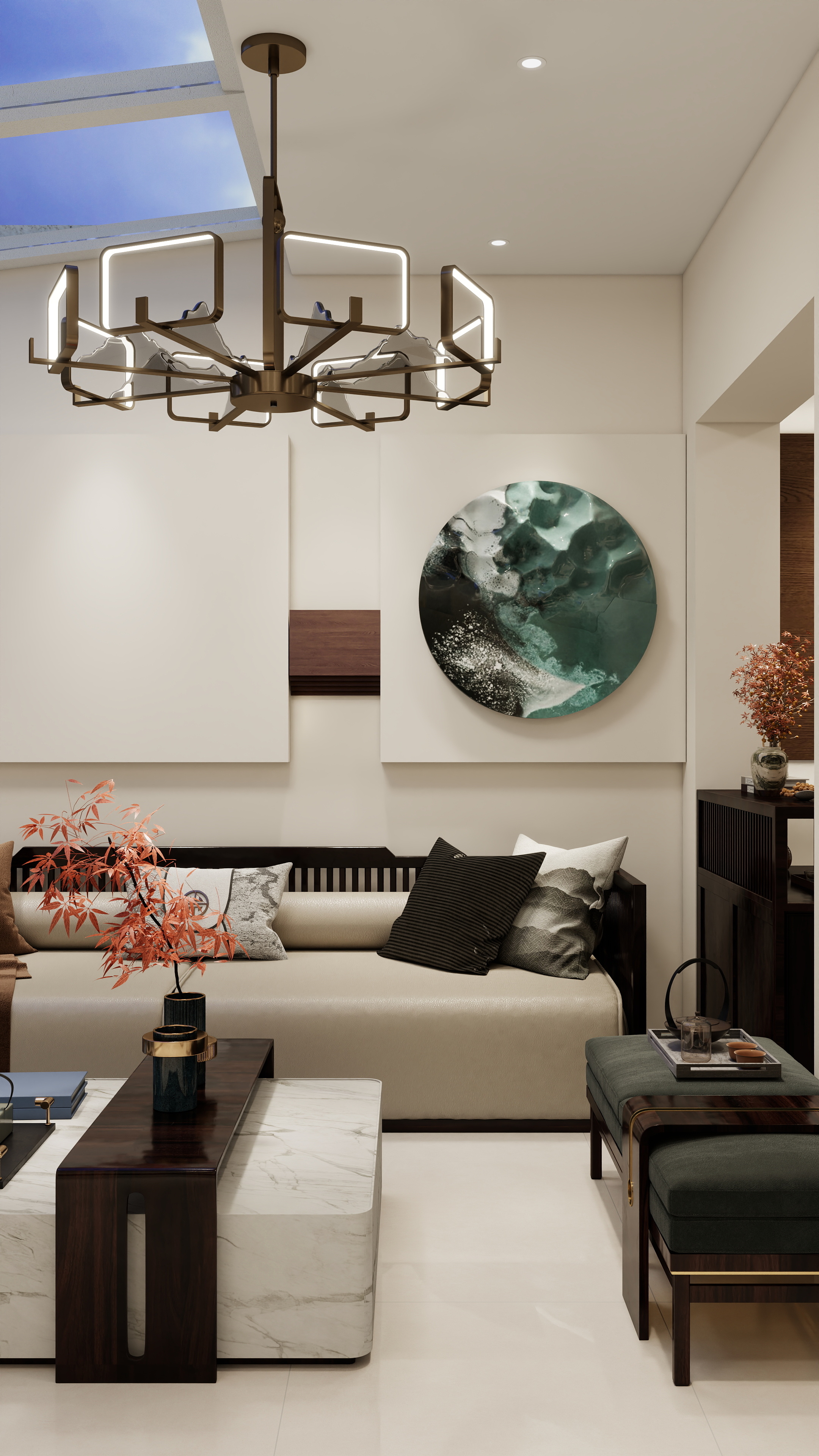 设计师ZMG-新安县自建房-新中-装修设计方案