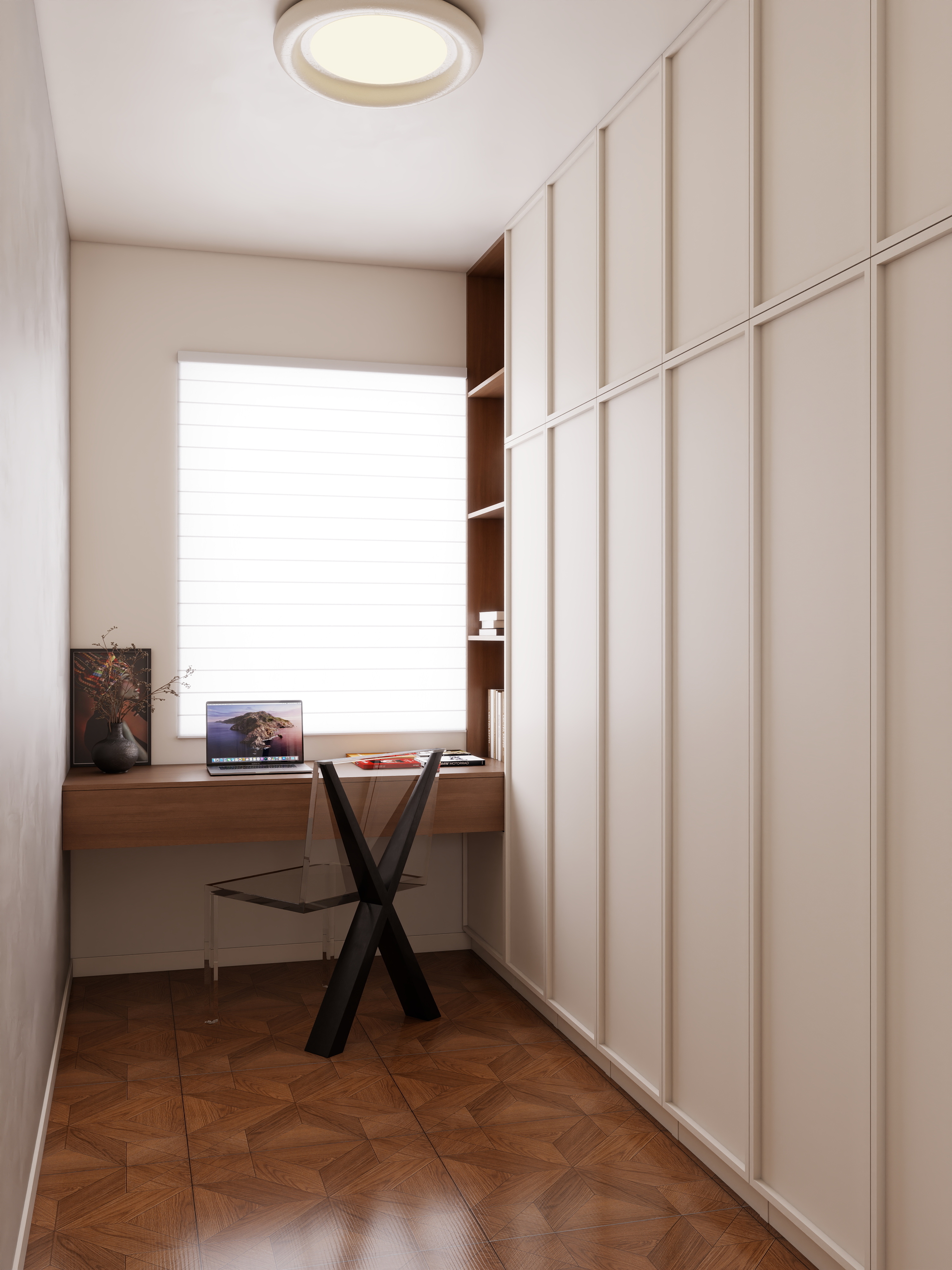 有点设计事务所-在水一方101㎡装修效果图