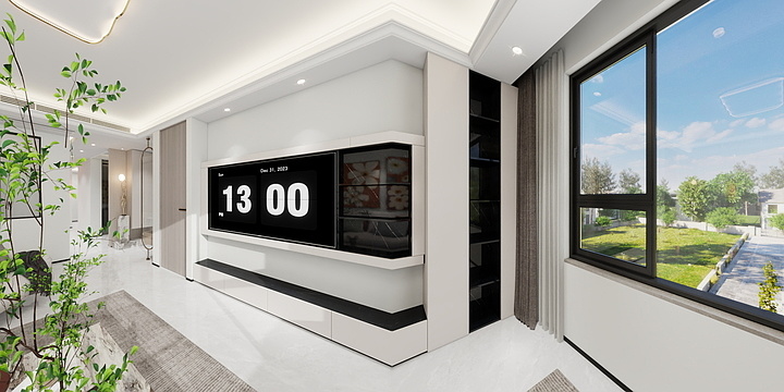 觅度空间Design-融创红岛湾 二层-装修设计方案