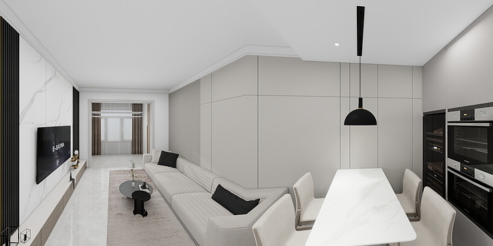 装修设计史冰-硬装专业等级考核户型-副本-装修设计方案