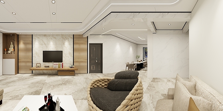 效果图设计ABC-YH-磁灶妙云路603-小连-装修设计方案