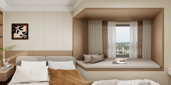 深圳市珂乐科技有限公司-一湾臻邸98平-装修设计方案