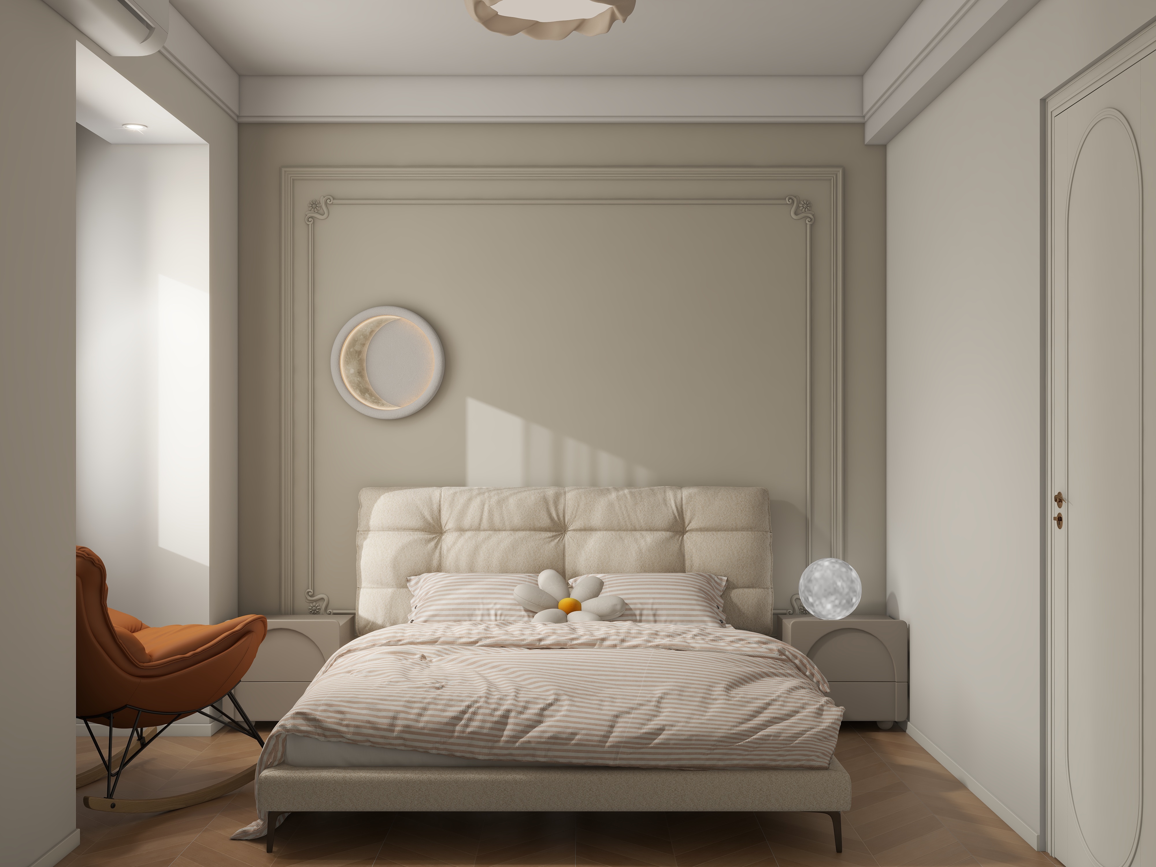 设计师珂源-武汉二十四城美式129㎡3室装修效果图