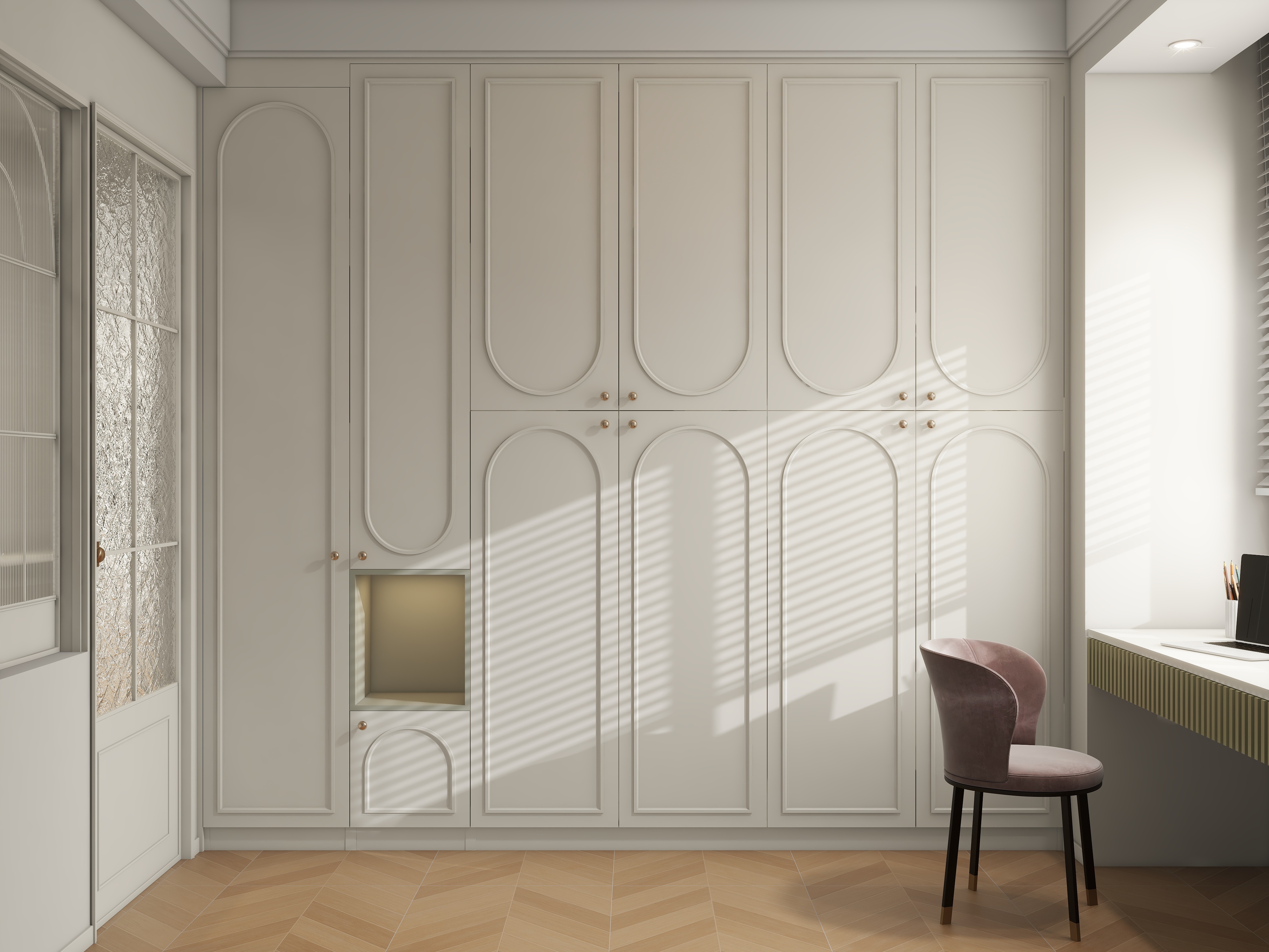 设计师珂源-武汉二十四城美式129㎡3室装修效果图