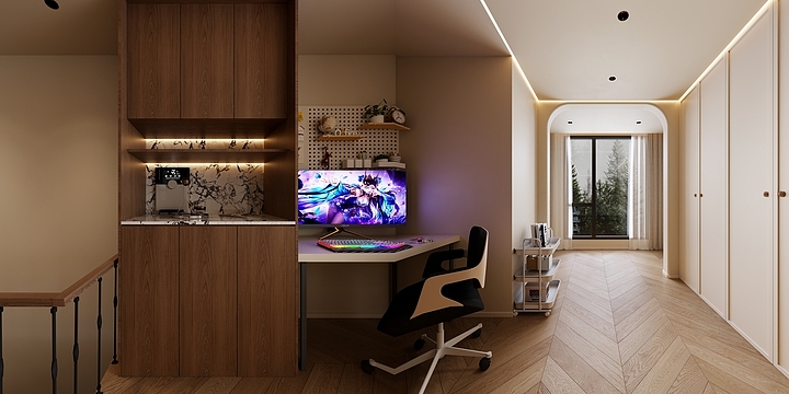 驭方设计师王鹏-原木混搭-装修设计方案