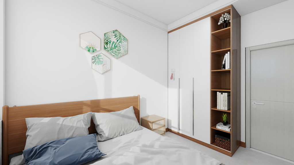 Nexttohome-德信海德公园83.00㎡A2’3室2厅1卫1厨-装修设计方案