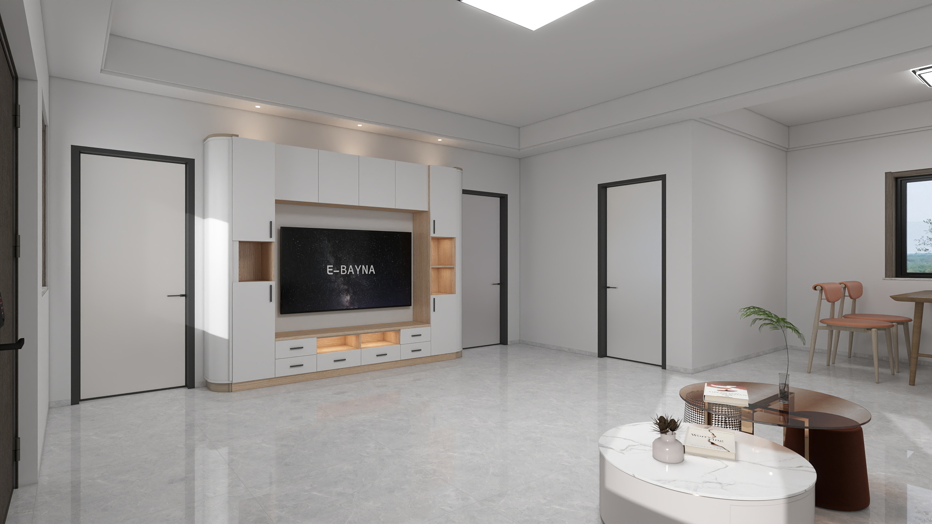 阳光紫罗兰-104㎡3室-装修设计方案