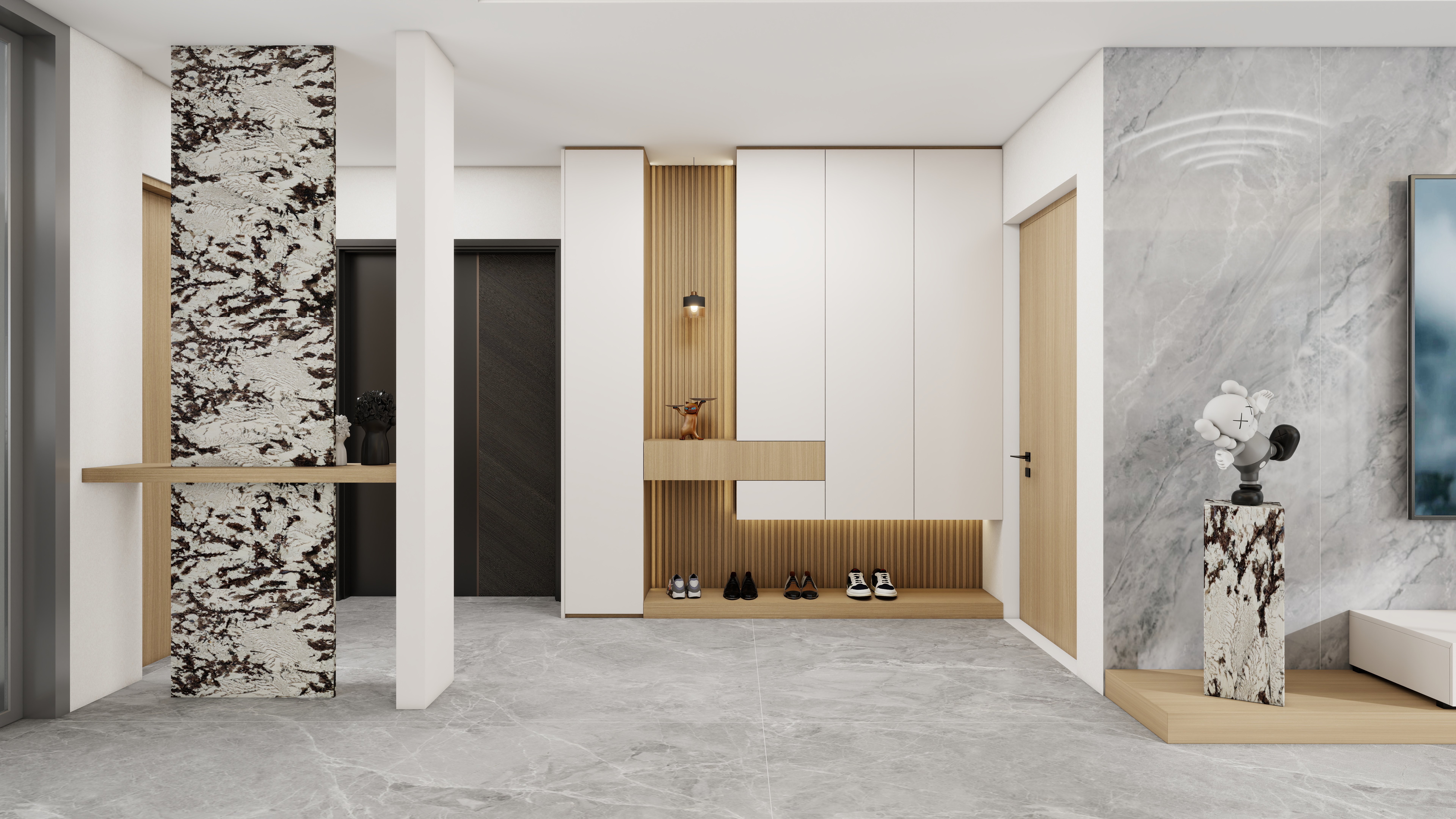 设计师-钱欣鹏-桃溪澜园193㎡装修效果图