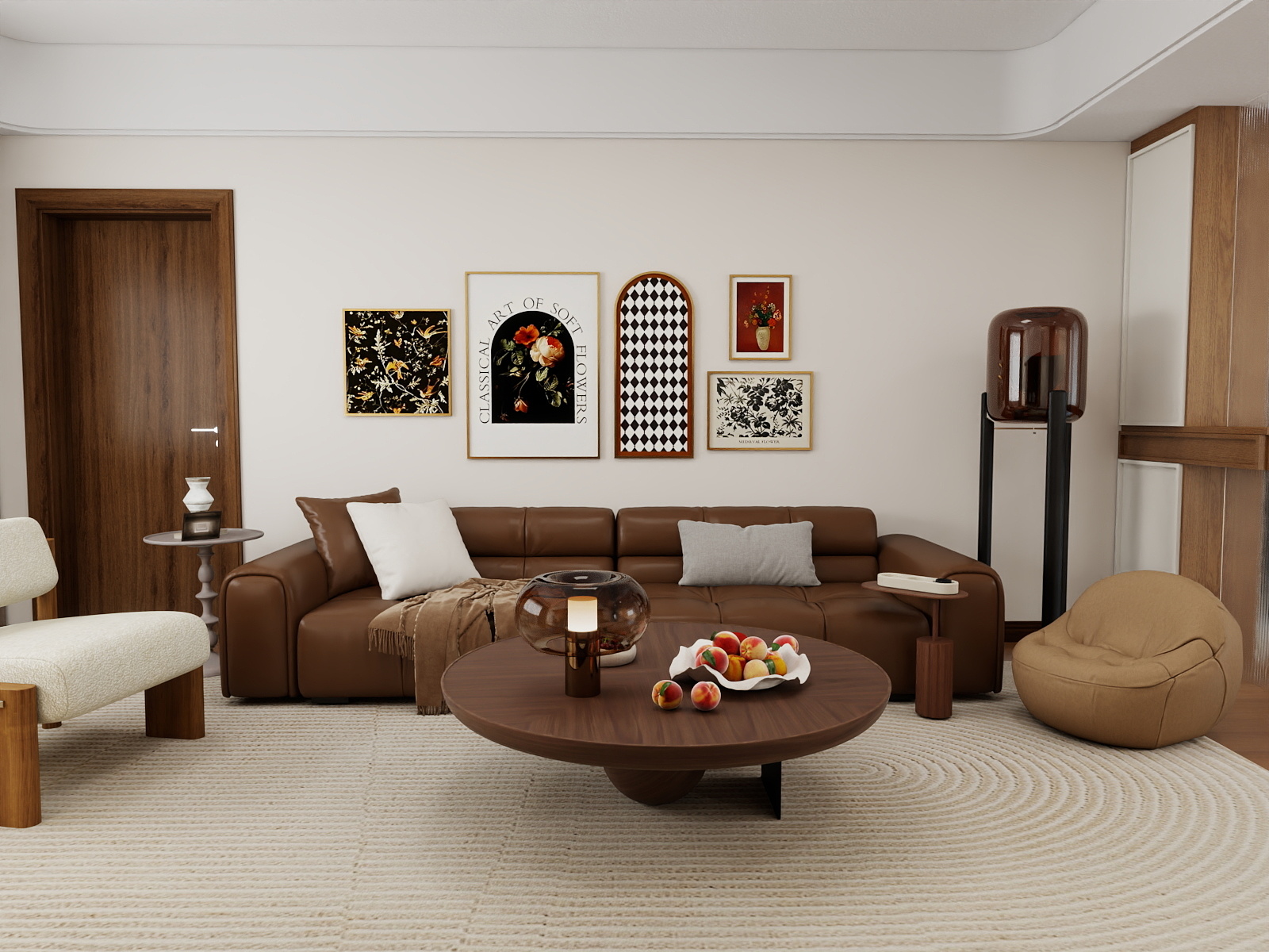 一人一猫在酒泉做设计-学府名庭 中古风-装修设计方案