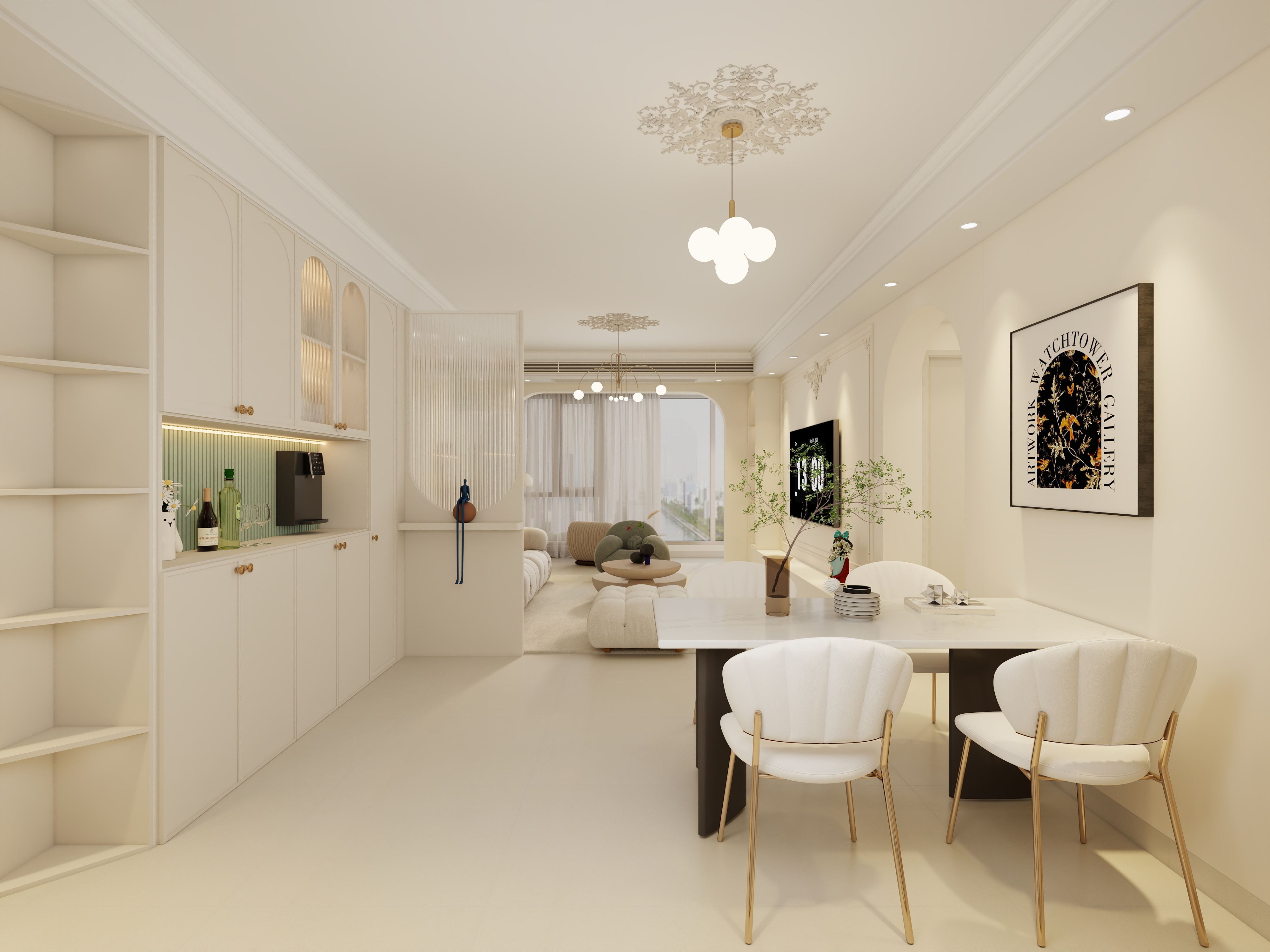 DEOU.德欧-惠州-鹿江花园-奶馨装修效果图