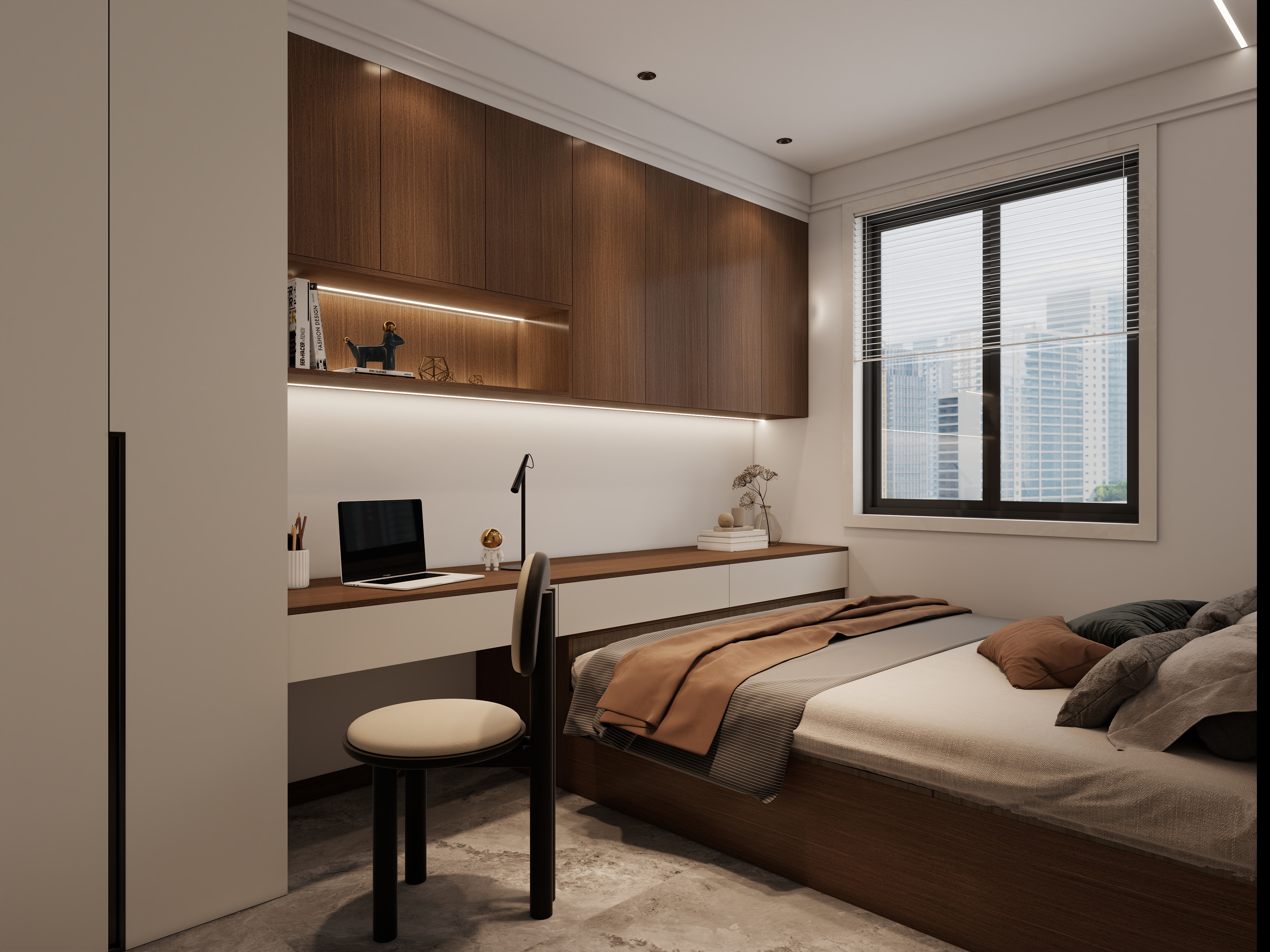 设计师石宏月-碧桂园105户型3室2厅1厨1卫新中式装修效果图