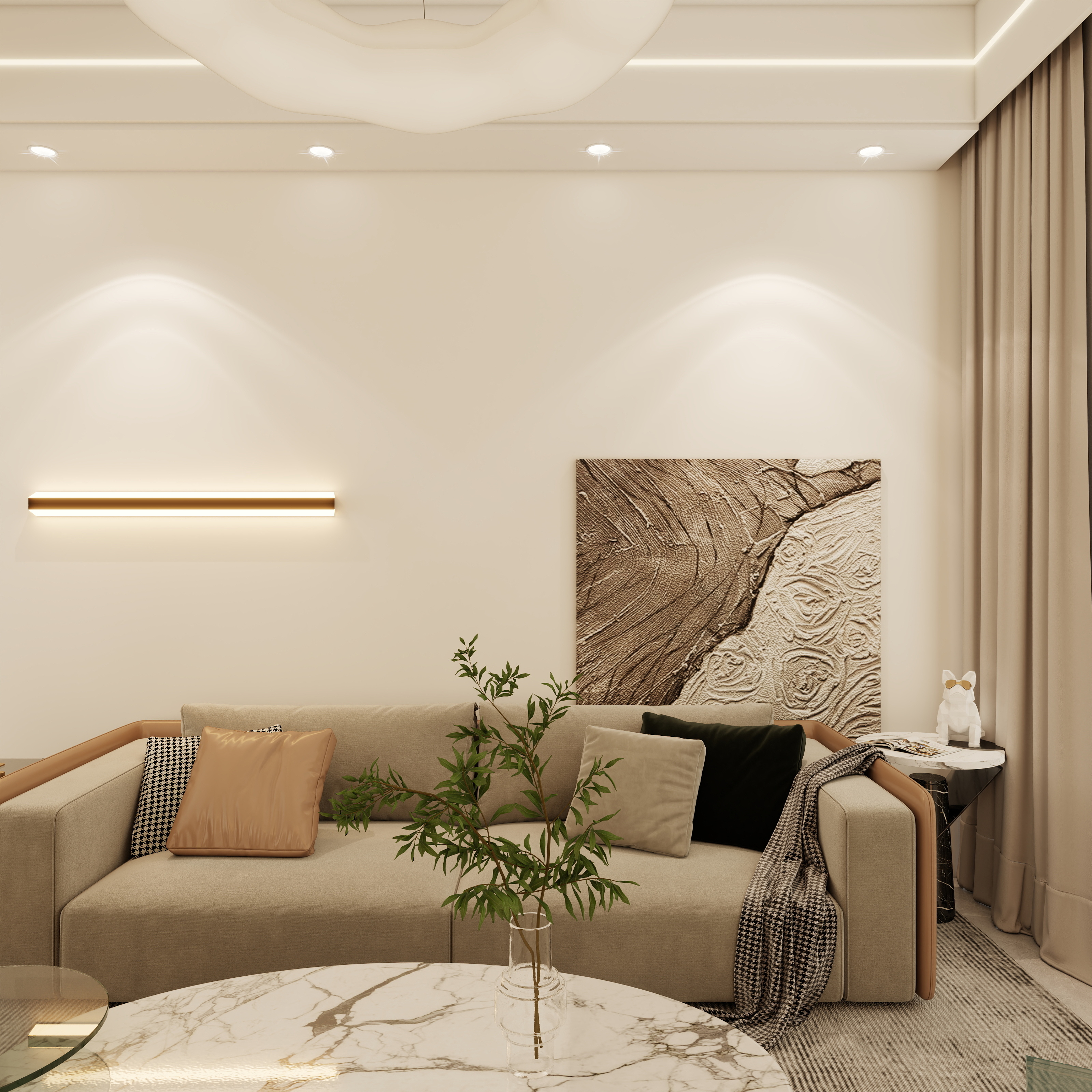 Creek3404休闲区-保利和悦滨江109㎡4室-装修设计方案