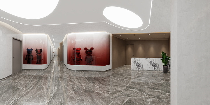 吴东浩-与动俱乐部2F-装修设计方案