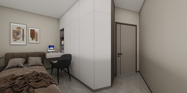 铭宅装饰有限公司-嘉旺城 36-1602-Model-装修设计方案