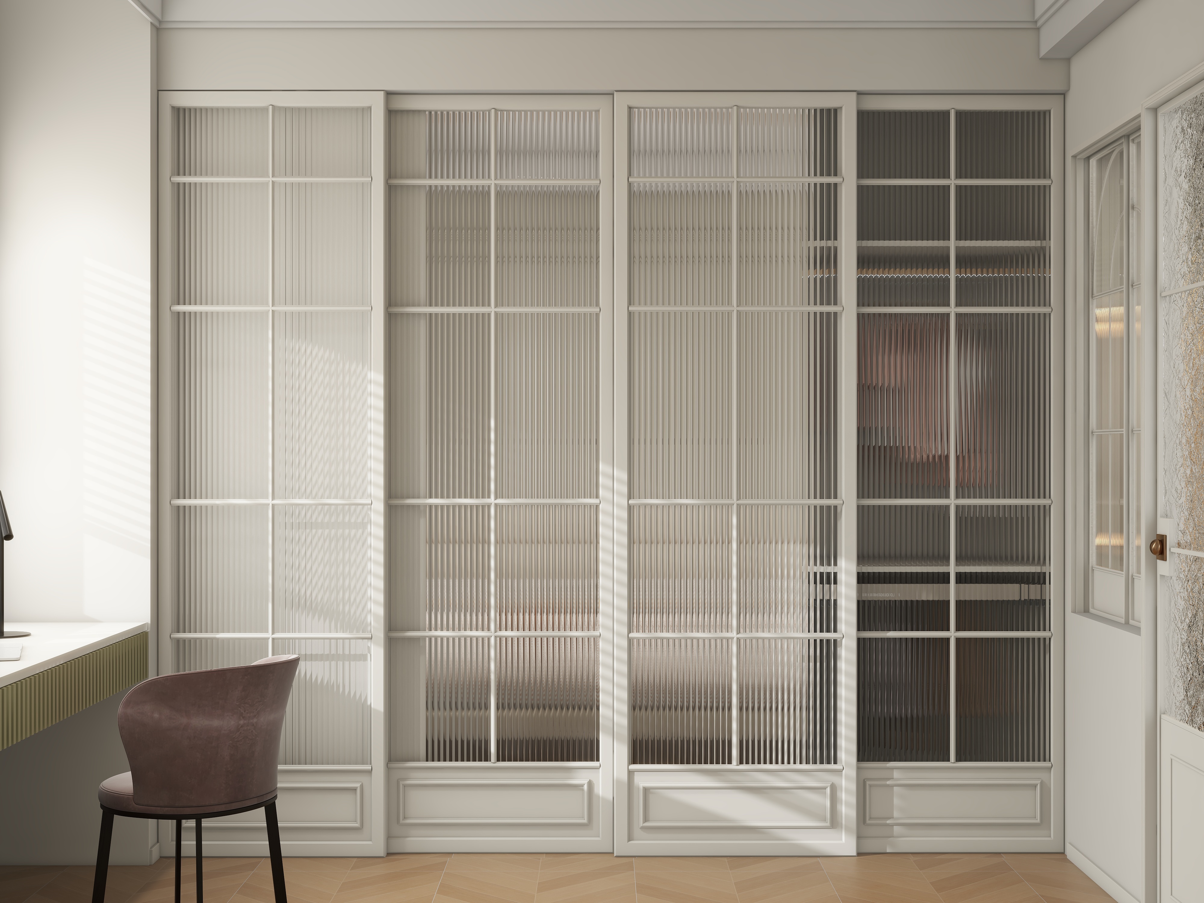 设计师珂源-武汉二十四城美式129㎡3室装修效果图